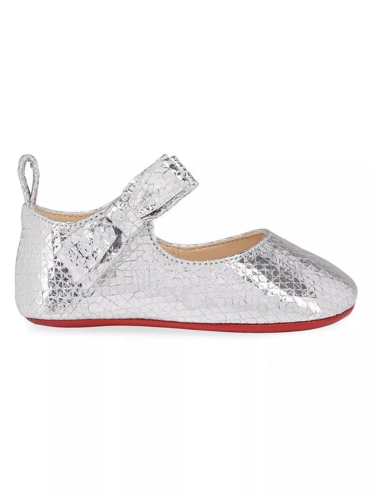 Christian Louboutin o1s1wg110226 Slip Ons in Silver Size US 9 / IT 39 - 3 Thumbnail