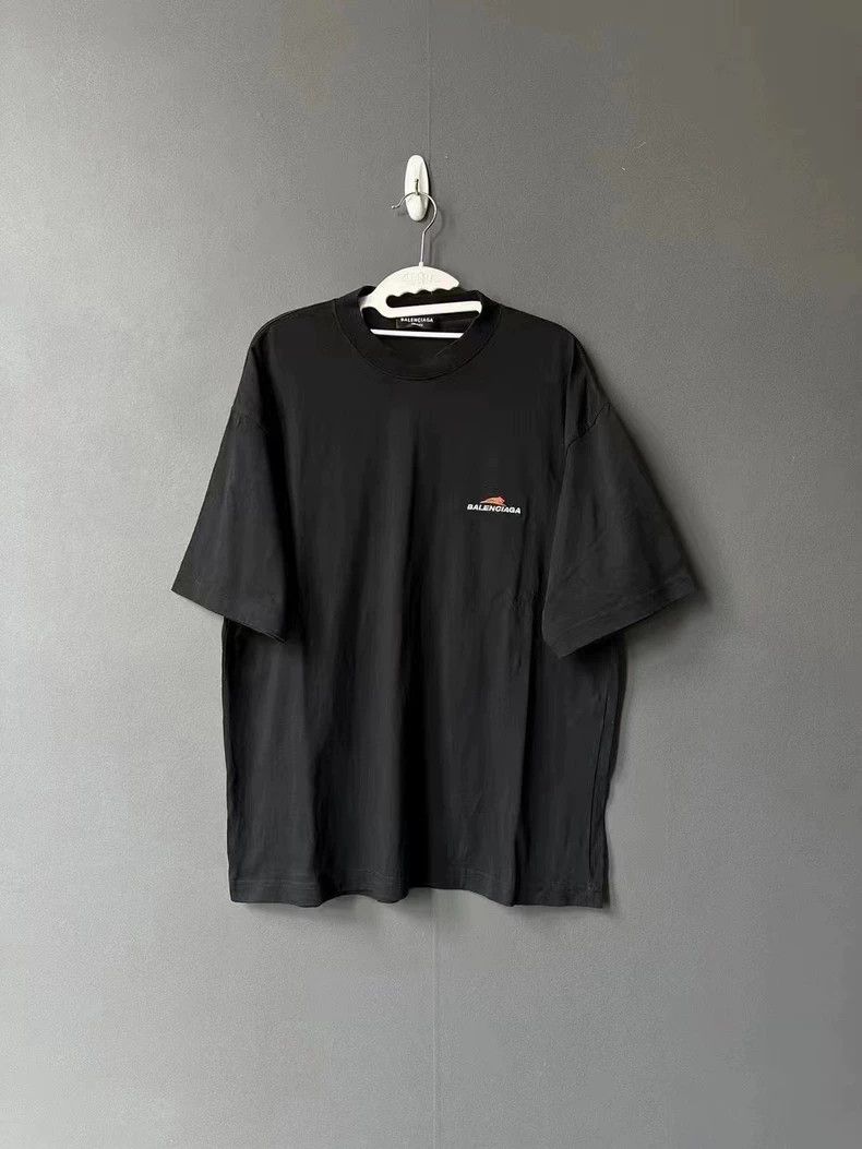 Balenciaga Balenciaga Embroidered Letter Short Sleeve Tee - dmc Size US S / EU 44-46 / 1 - 1 Thumbnail