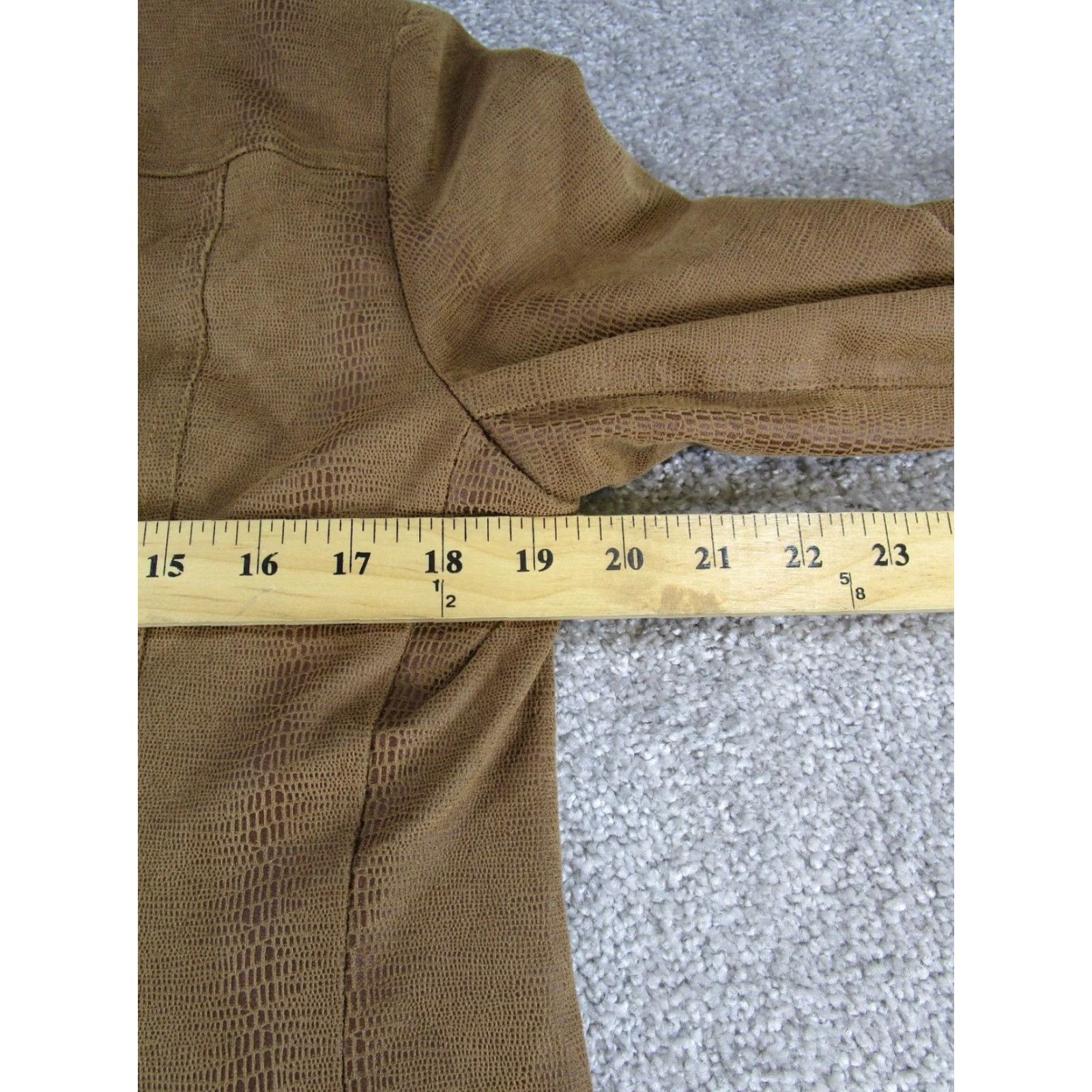 Vintage Chicos Jacket Womens M Brown Regular Jacket - Chico's Clothing Ladies Medium Brown Basic Jacket Women Size M / US 6-8 / IT 42-44 - 6 Thumbnail