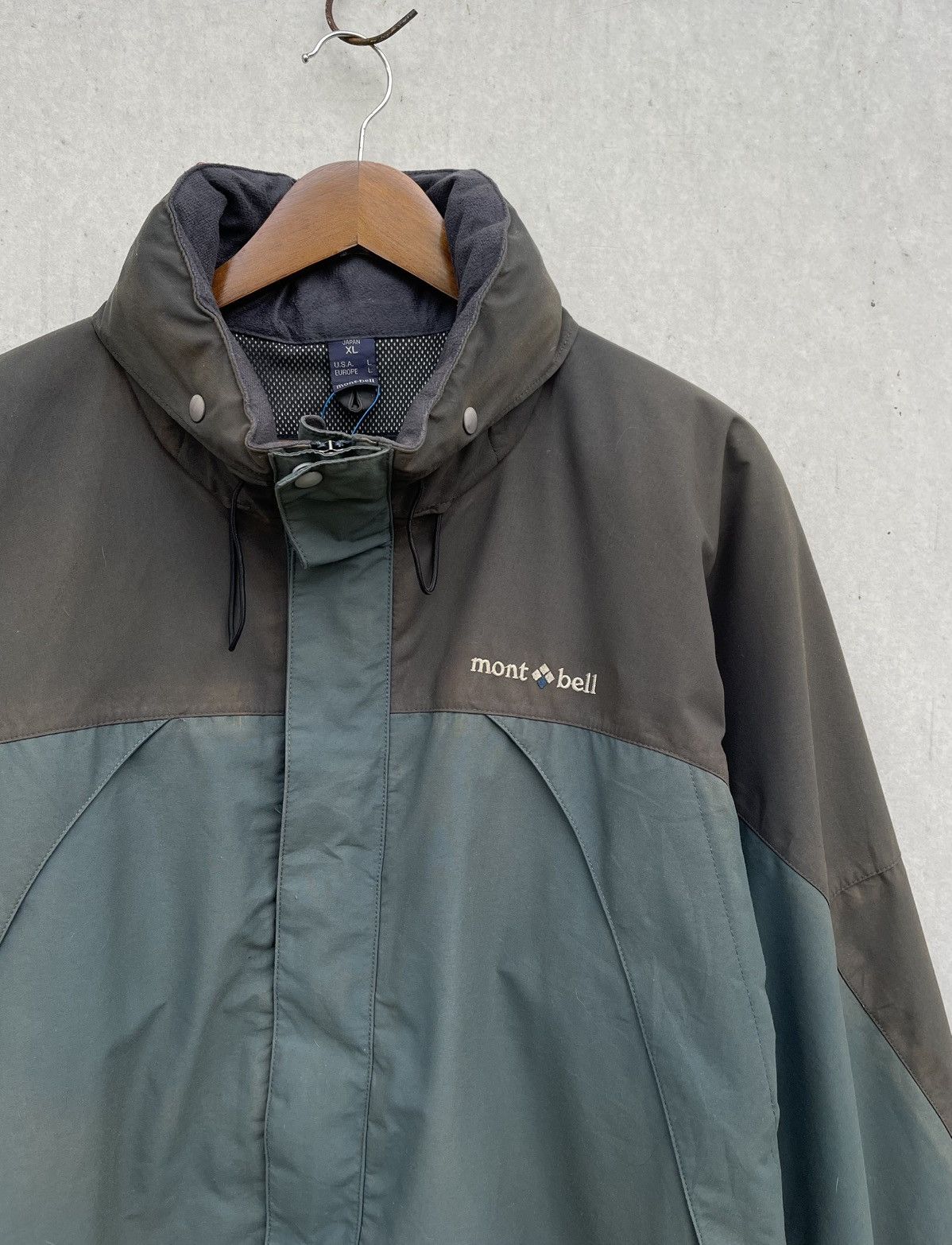 Montbell 🔥Vintage Montbell Men's Gore-Tex Two-tone Hood Jacket Size US XL / EU 56 / 4 - 5 Thumbnail
