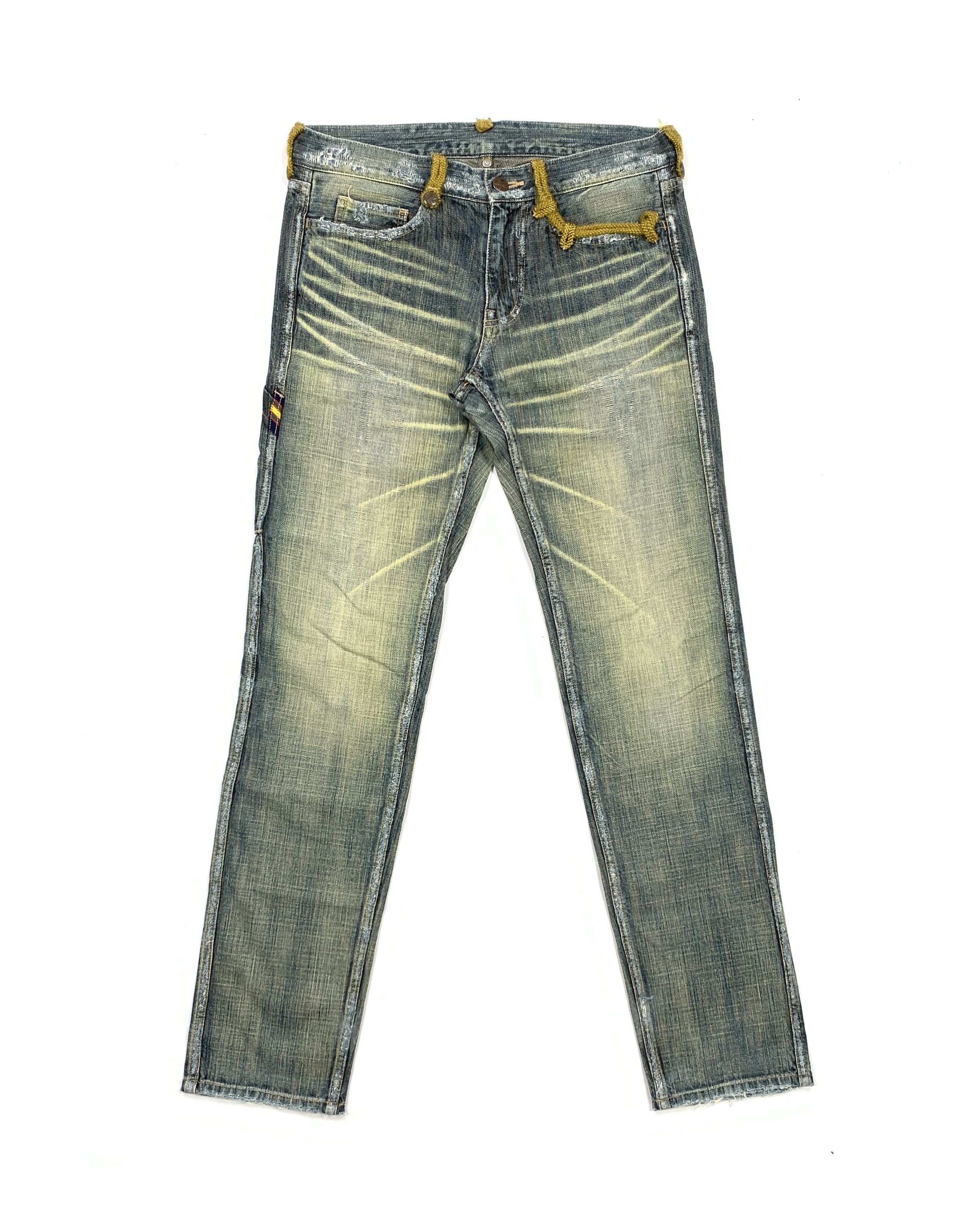 Hysteric Glamour × Japanese Brand Ozone Rocks 90s Military DIstressed Jeans Size US 30 / EU 46 - 2 Thumbnail