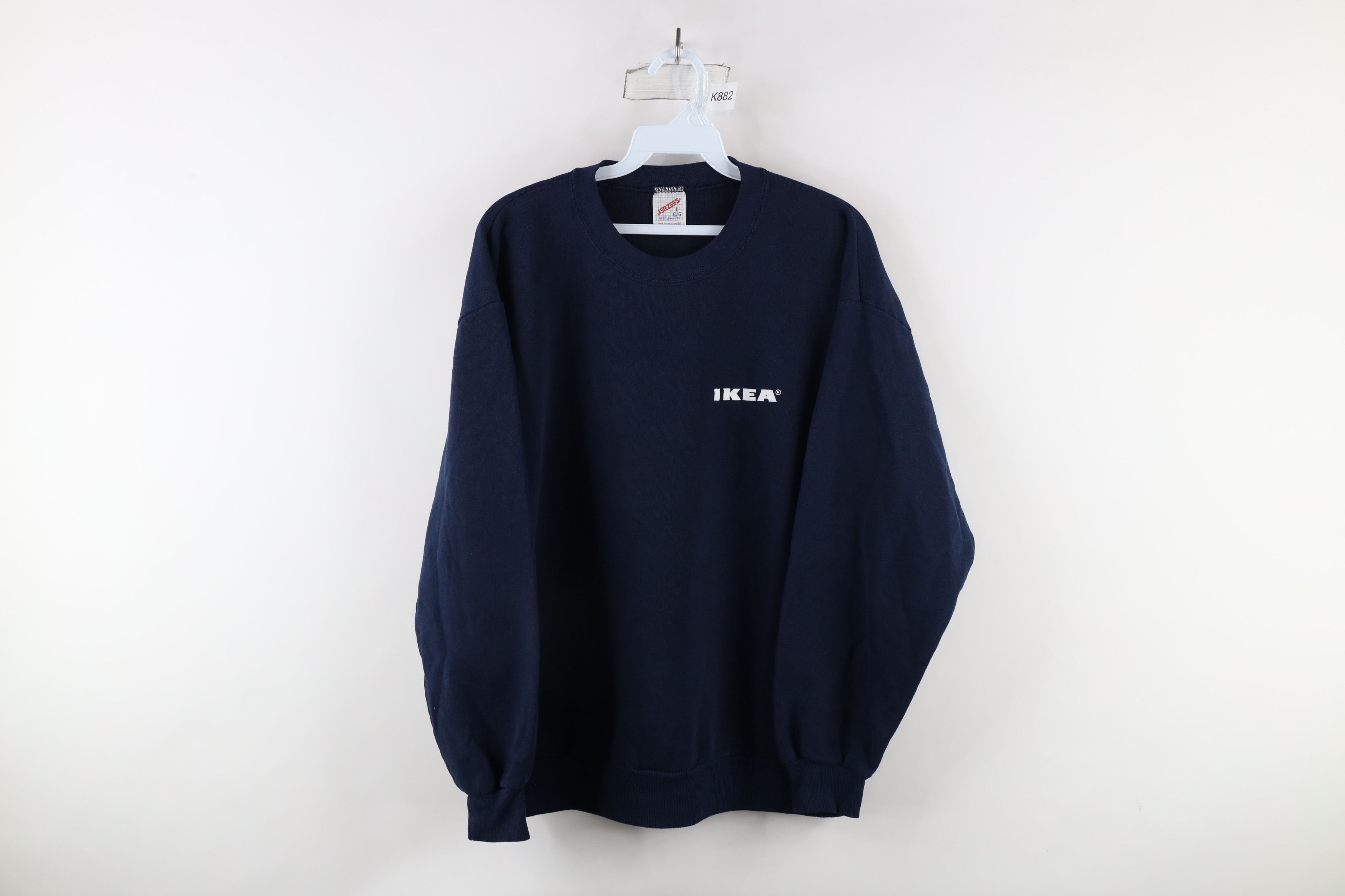 Vintage Vintage 90s Streetwear Out IKEA Crewneck Sweatshirt USA Size L / US 10 / IT 46 - 1 Thumbnail