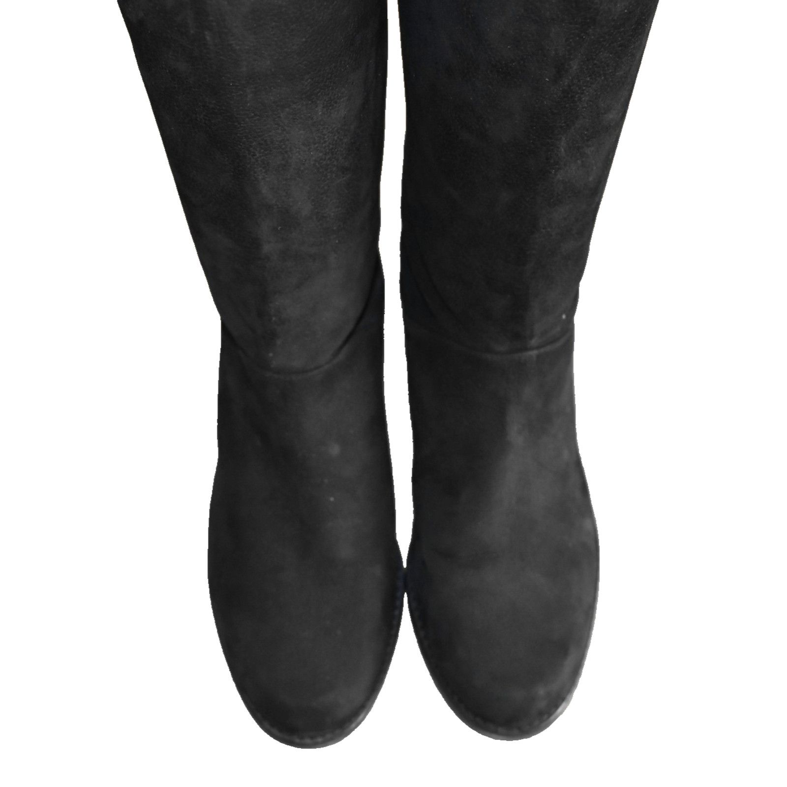 Stuart Weitzman STUART WEITZMAN Black Nubuck Leather Boot Shoes Size 7 M Size US 7 / IT 37 - 5 Thumbnail