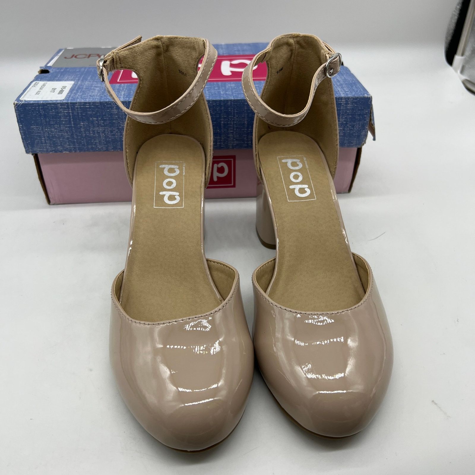 Other Pop Womens Gal Block Heel Nude Pumps Size 10M Size US 10 / IT 40 - 10 Thumbnail