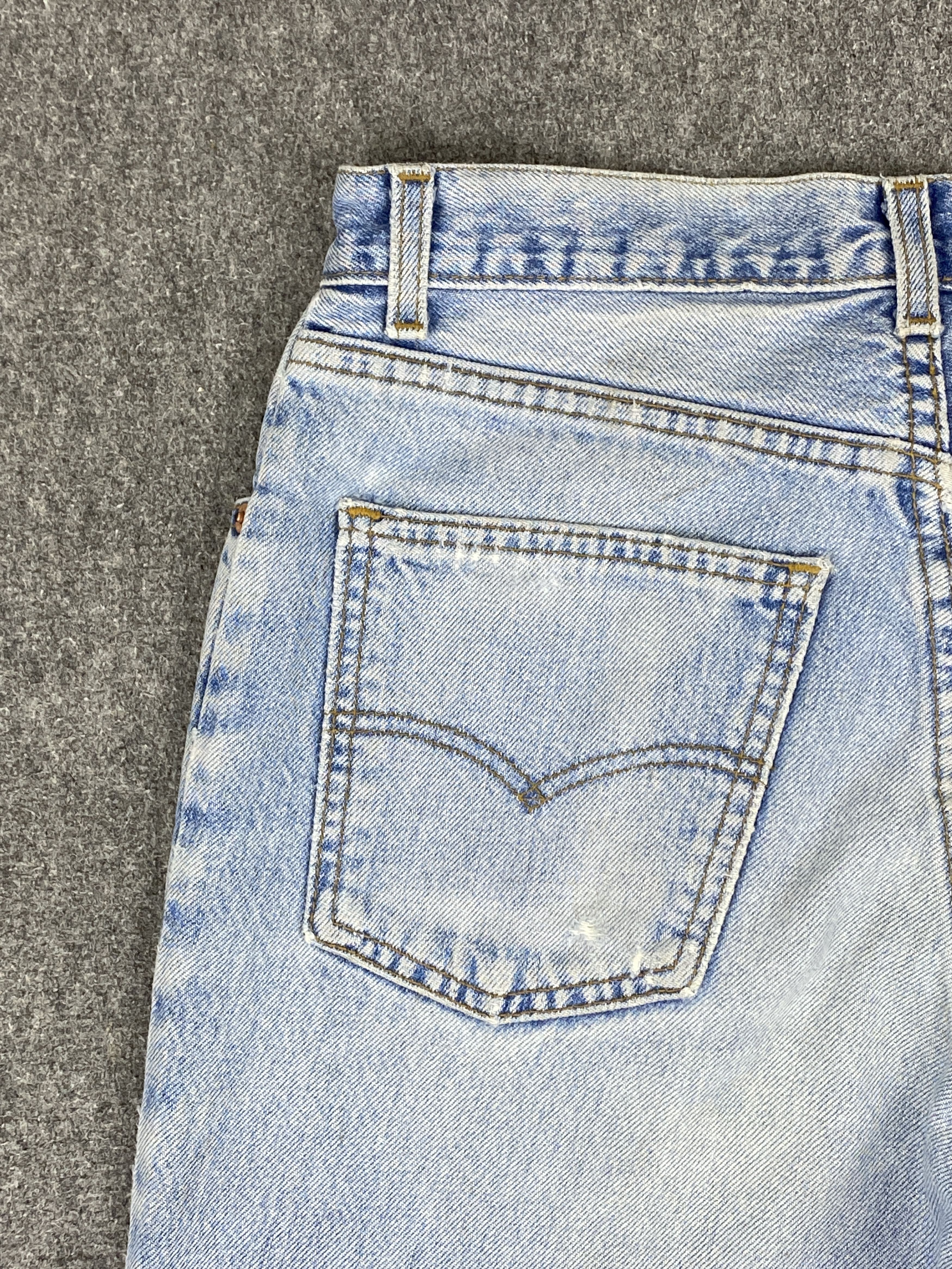 Levi's Vintage 90s Levis Orange Tab Splatter Painter Jeans S0025 Size US 28 / EU 44 - 9 Thumbnail