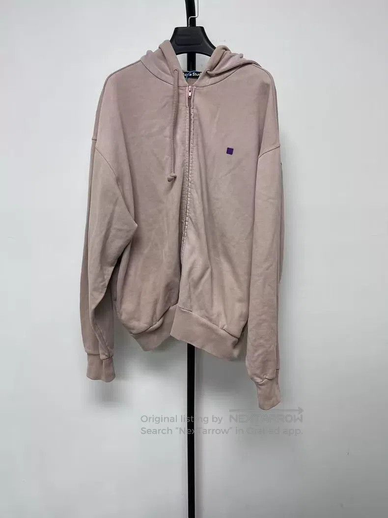 Acne Studios Acne Studios Face expression faded zipper hooded sweatshir Size US M / EU 48-50 / 2 - 1 Thumbnail