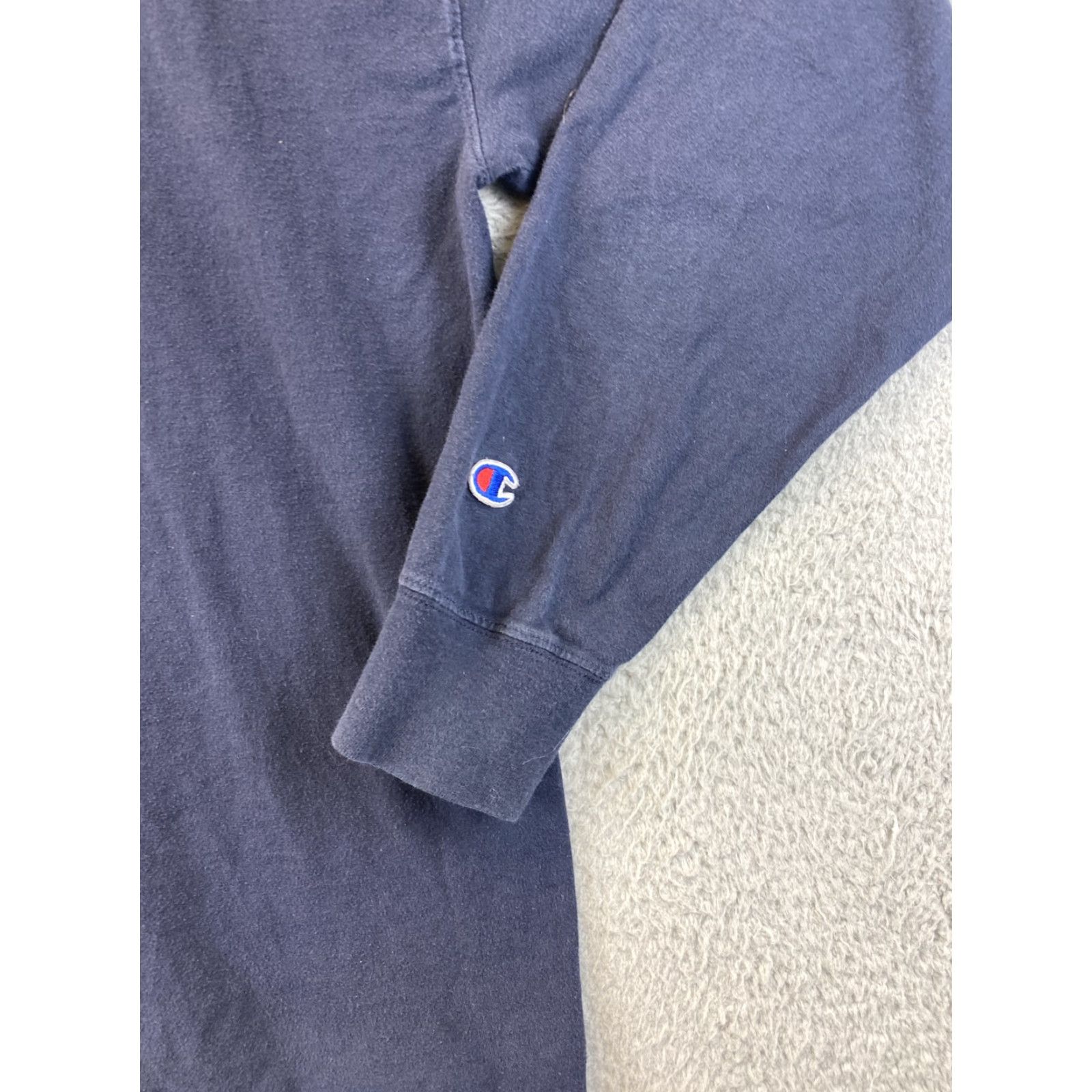 Champion Champion T-Shirt Shirt Crew Neck Mens XL Navy 82-19 | 100% Cotton Basic Tee Short Sleeve Regular Fit Men’s Shirt Size US XL / EU 56 / 4 - 2 Thumbnail