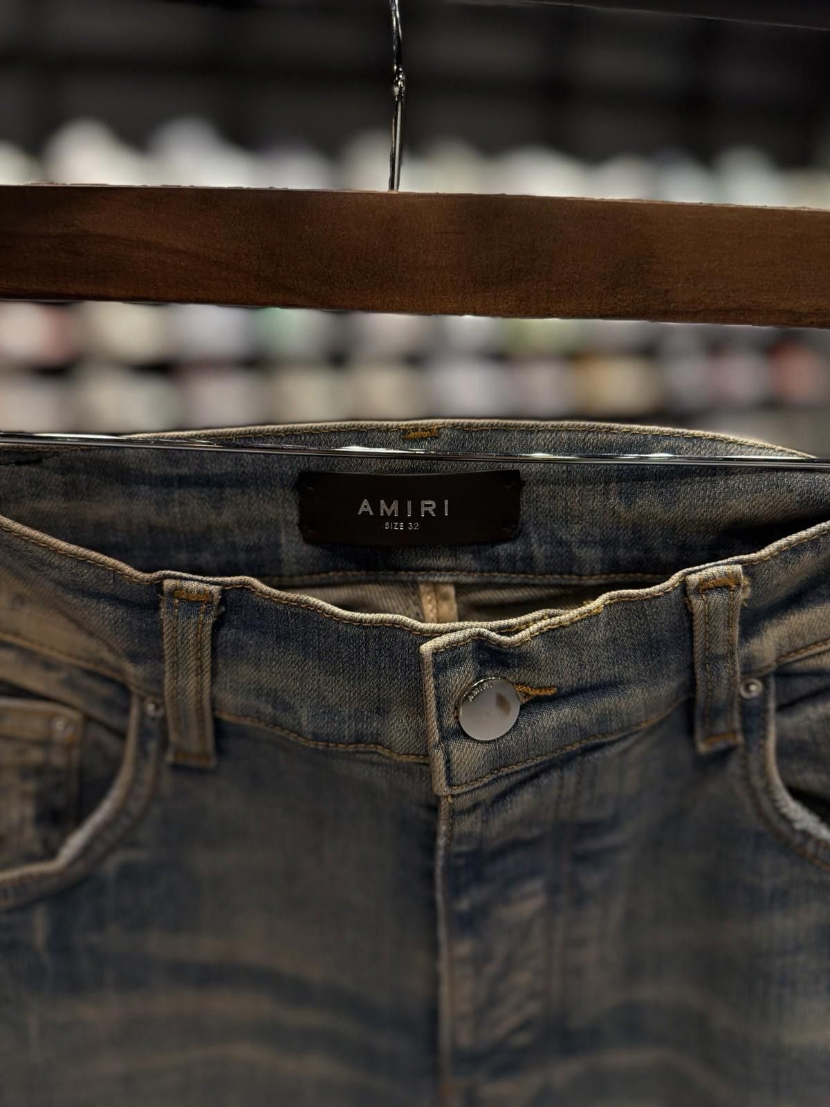 Amiri Size 32 Amiri Blue Crystal Painter Jeans 100% Authentic NEW Size US 32 / EU 48 - 6 Thumbnail