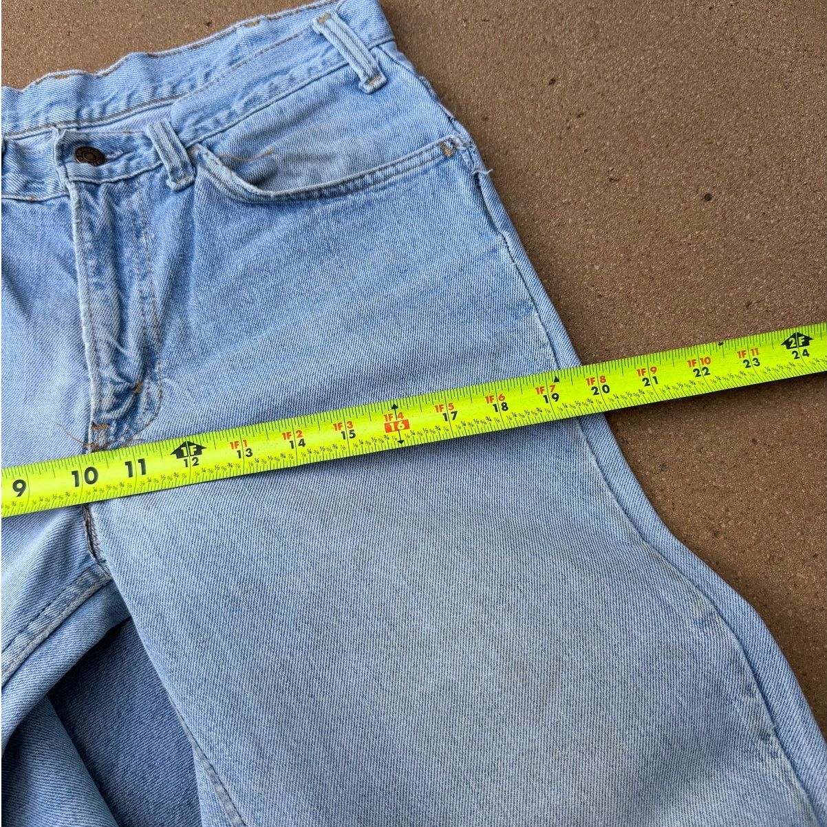 Levi's Vtg 70's Levi's 684 Orange Tab Bellbottom Flare Jeans 30x34 Size US 30 / EU 46 - 12 Thumbnail