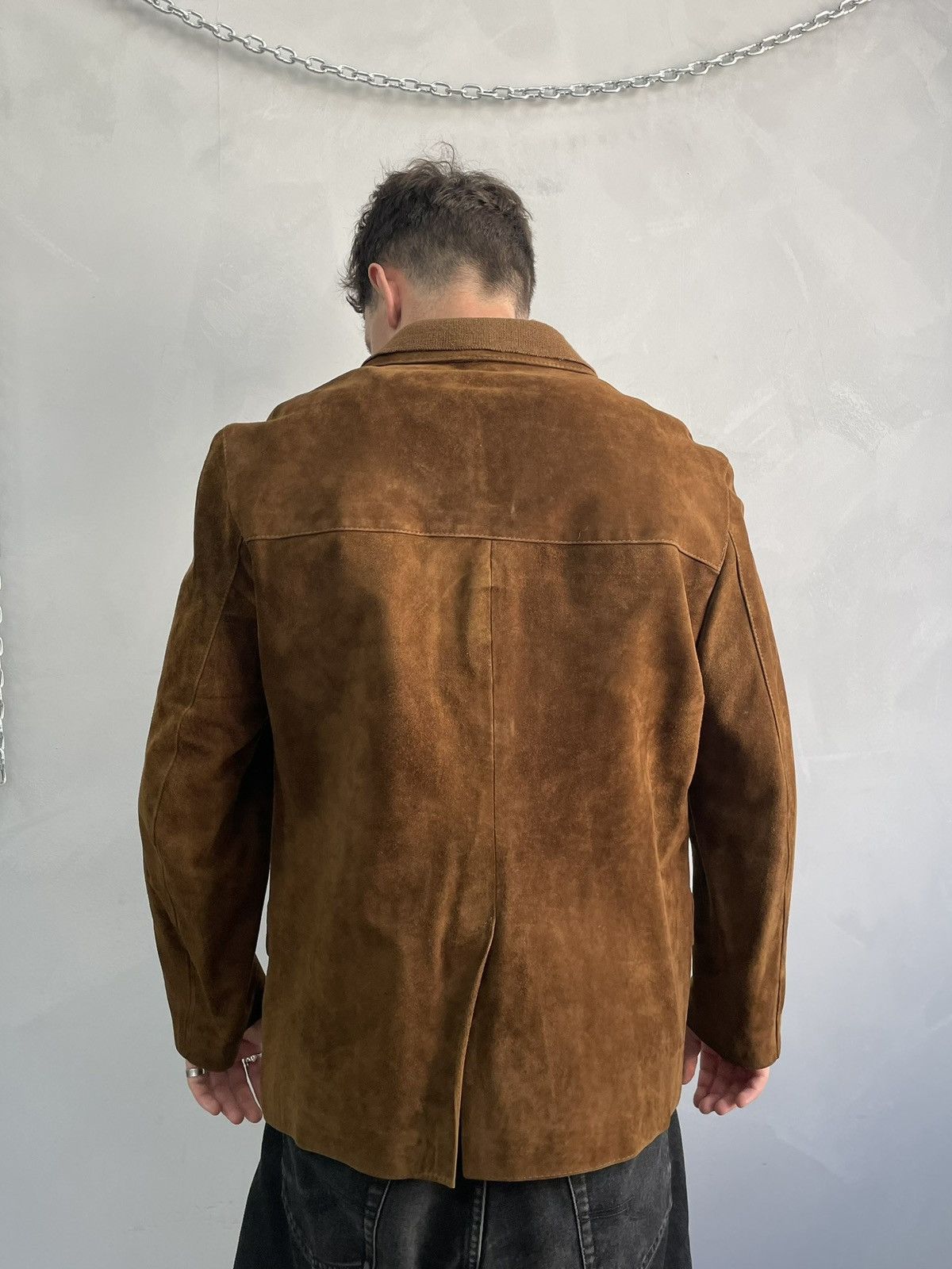 14th Addiction 90s suede leather 14thaddiction style leather blazer jacket Size US M / EU 48-50 / 2 - 10 Thumbnail