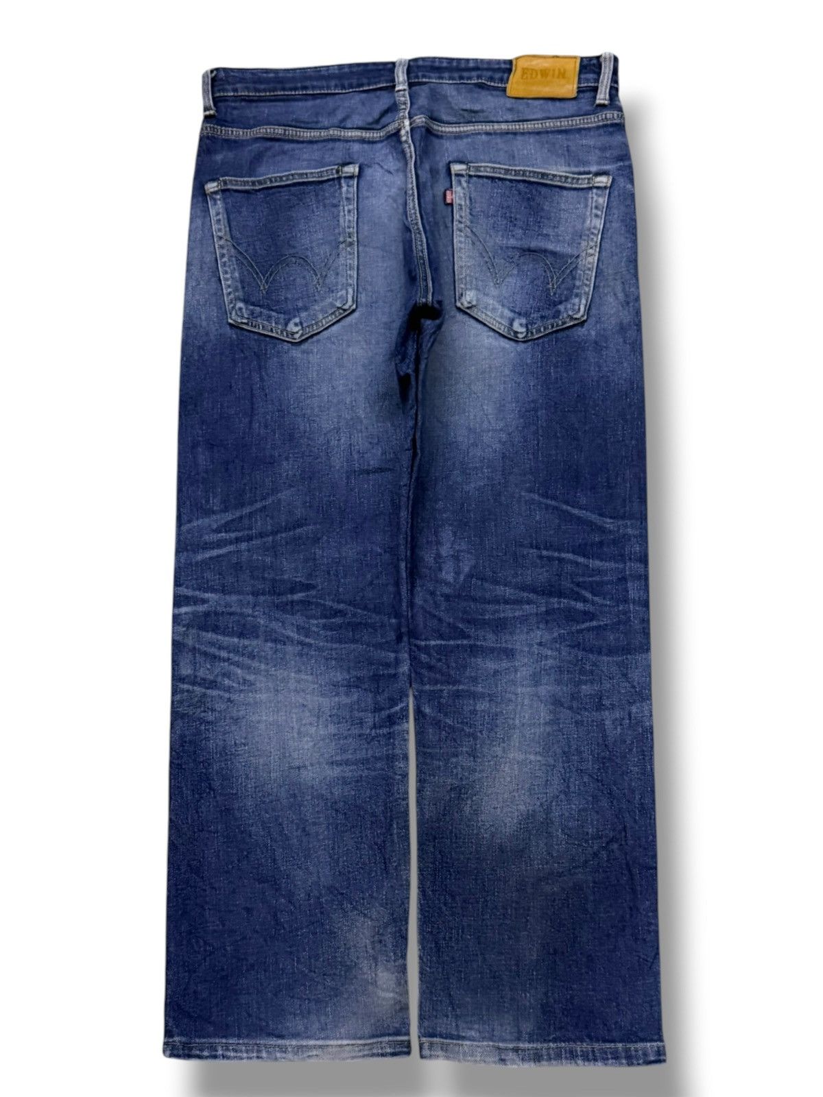 Edwin Vintage Edwin E504R Japan Denim Jeans | Relaxed Straight W34 Size US 34 / EU 50 - 3 Thumbnail