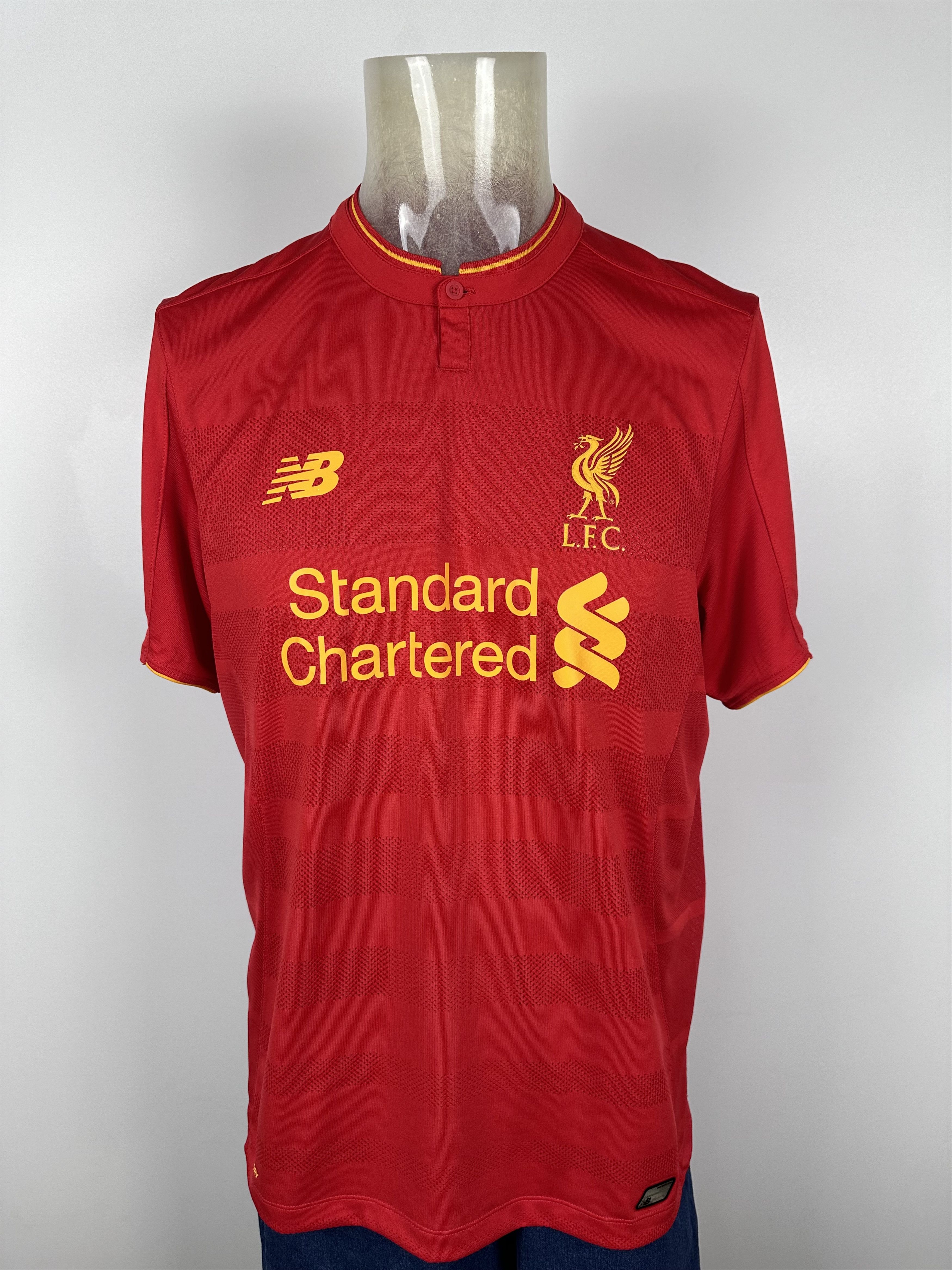 New Balance LIVERPOOL 2016 2017 HOME FOOTBAL SHIRT SOCCER JERSEY Size US L / EU 52-54 / 3 - 1 Thumbnail