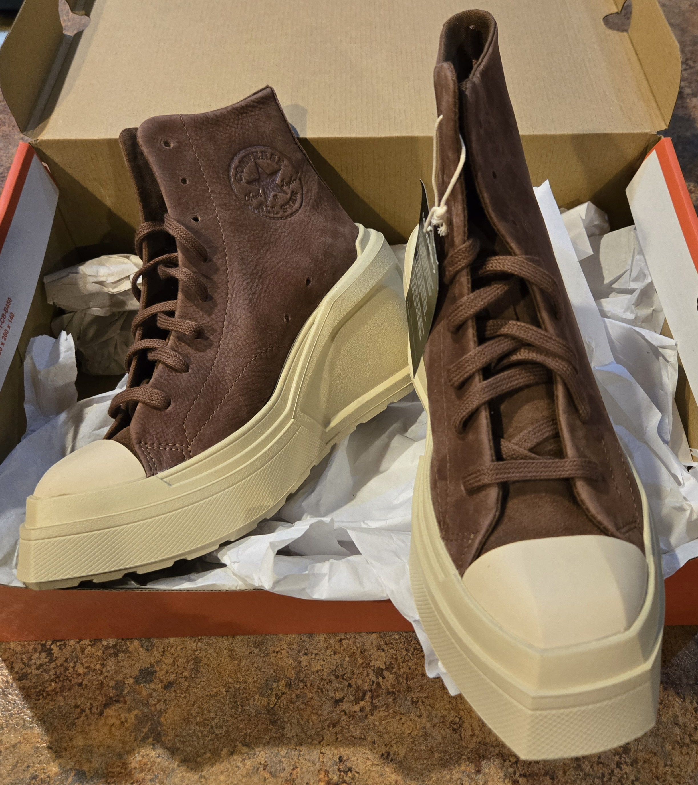 Converse Converse SQUARED Chuck 70 De Luxe Lug Wedge/Cushioned Size US 7 / IT 37 - 9 Thumbnail