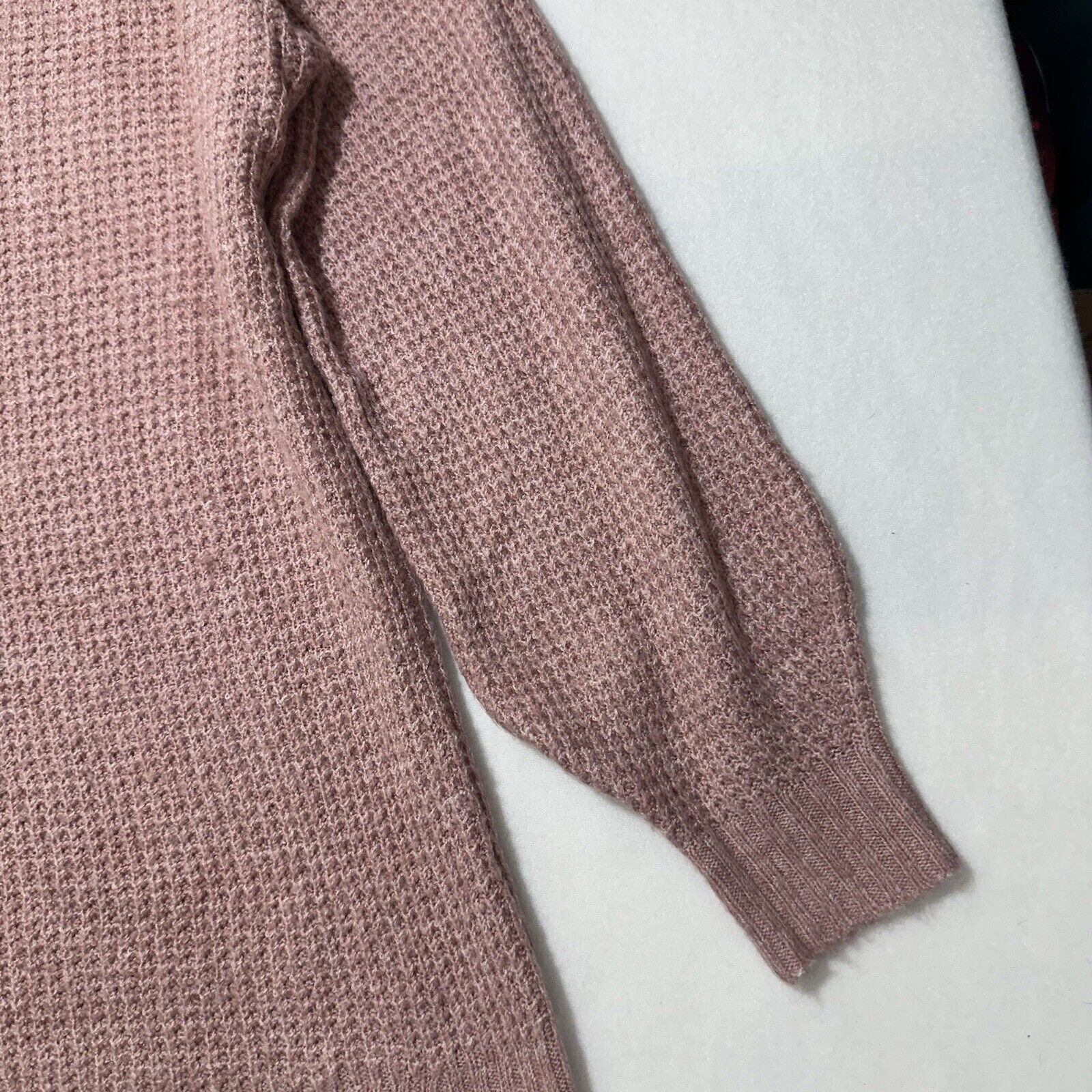 American Eagle Outfitters American Eagle WXS Oversized V-Neck Sweater Pink Cozy Soft Size XS / US 0-2 / IT 36-38 - 12 Thumbnail