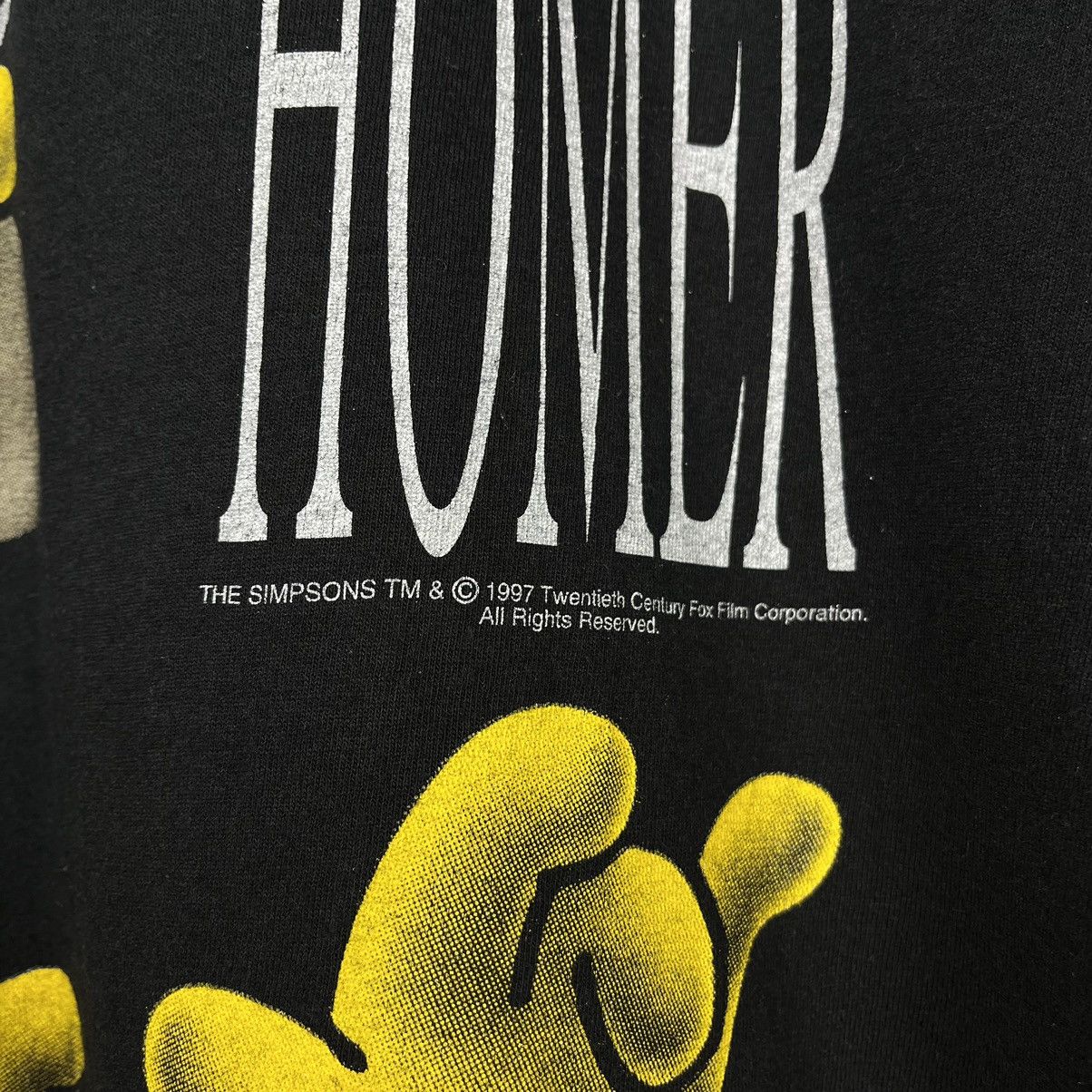 Cartoon Network Vintage The Simpsons Homer cartoon tee 1997 Size US L / EU 52-54 / 3 - 4 Thumbnail