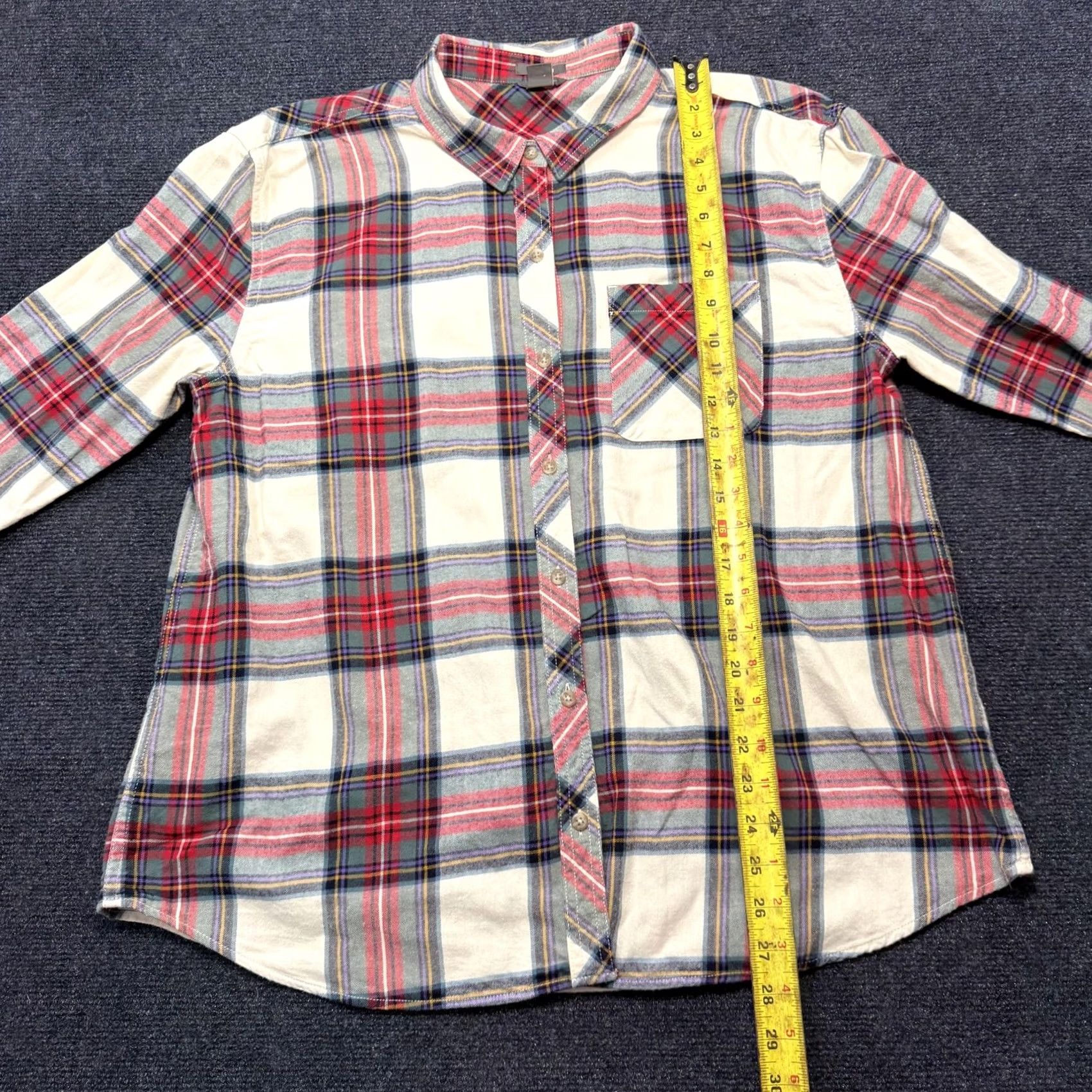 Eddie Bauer Eddie Bauer Shirt Womens XL Multicolor Plaid Button-Up Boyfriend Fit Flannel Size XL / US 12-14 / IT 48-50 - 5 Thumbnail