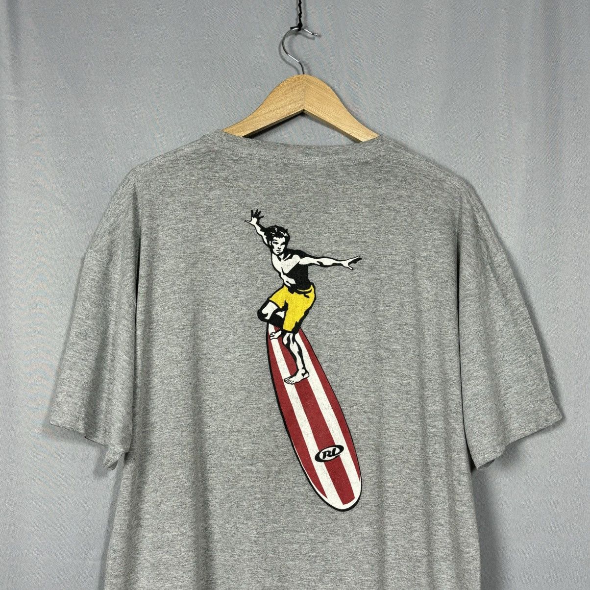 Ralph Lauren Ralph Lauren Polo Surf t-shirt big logo grey xl 2 side Size US XL / EU 56 / 4 - 5 Thumbnail