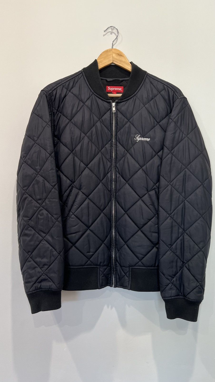 Supreme Supreme Alfa Romero Sequin Patch Bomber Jacket SS2016 Size US L / EU 52-54 / 3 - 2 Thumbnail