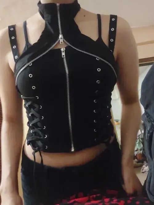 Designer Vintage Sleeveless Vest Zipper Size S / US 4 / IT 40 - 5 Thumbnail