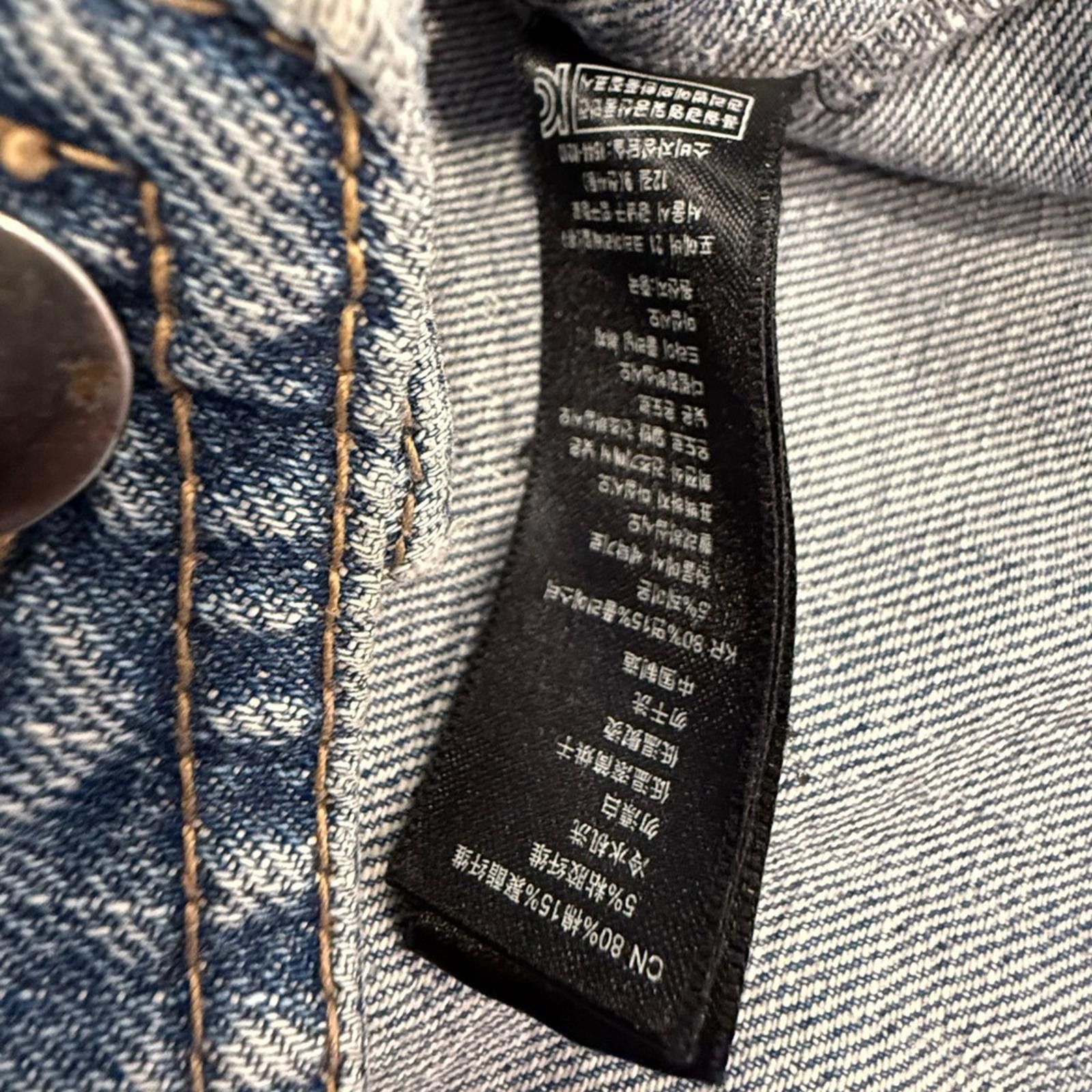 Other life in progress metal spiked grungy denim jeans jacket SZ M Size M / US 6-8 / IT 42-44 - 9 Thumbnail