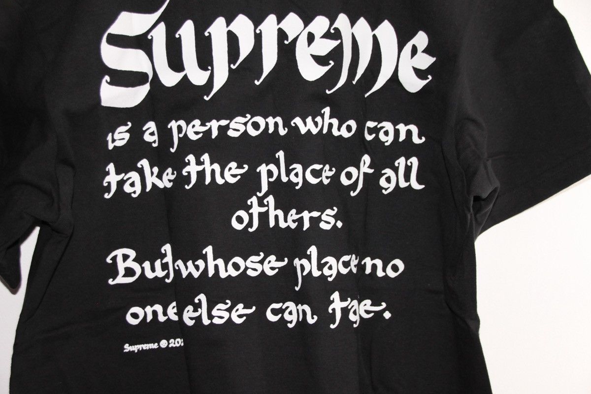 Supreme SUPREME Person Tee Black SS22 Size US M / EU 48-50 / 2 - 4 Thumbnail
