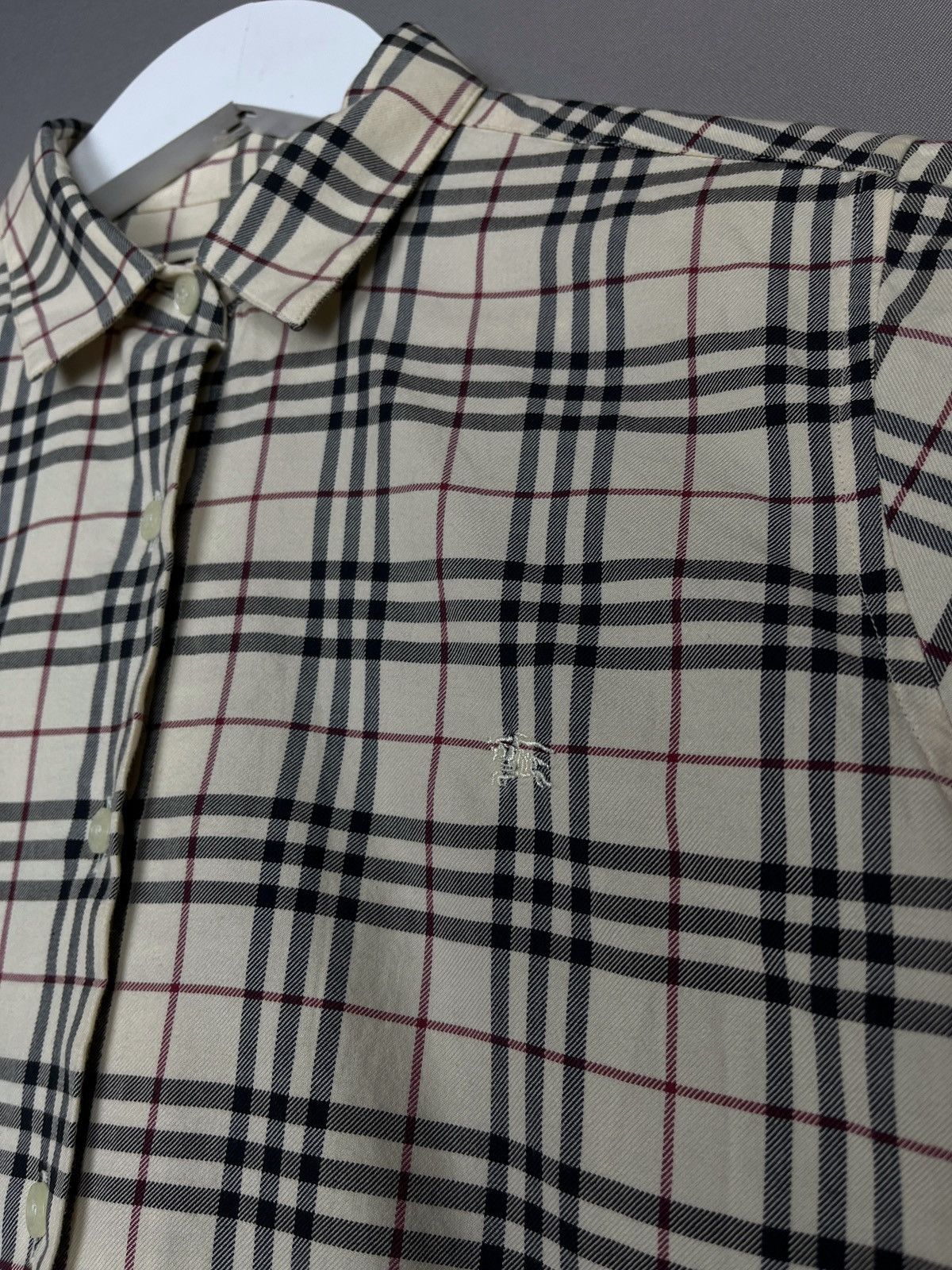 Burberry × Designer BURBERRY Y2K Nova Check Shirt Size M / US 6-8 / IT 42-44 - 7 Thumbnail