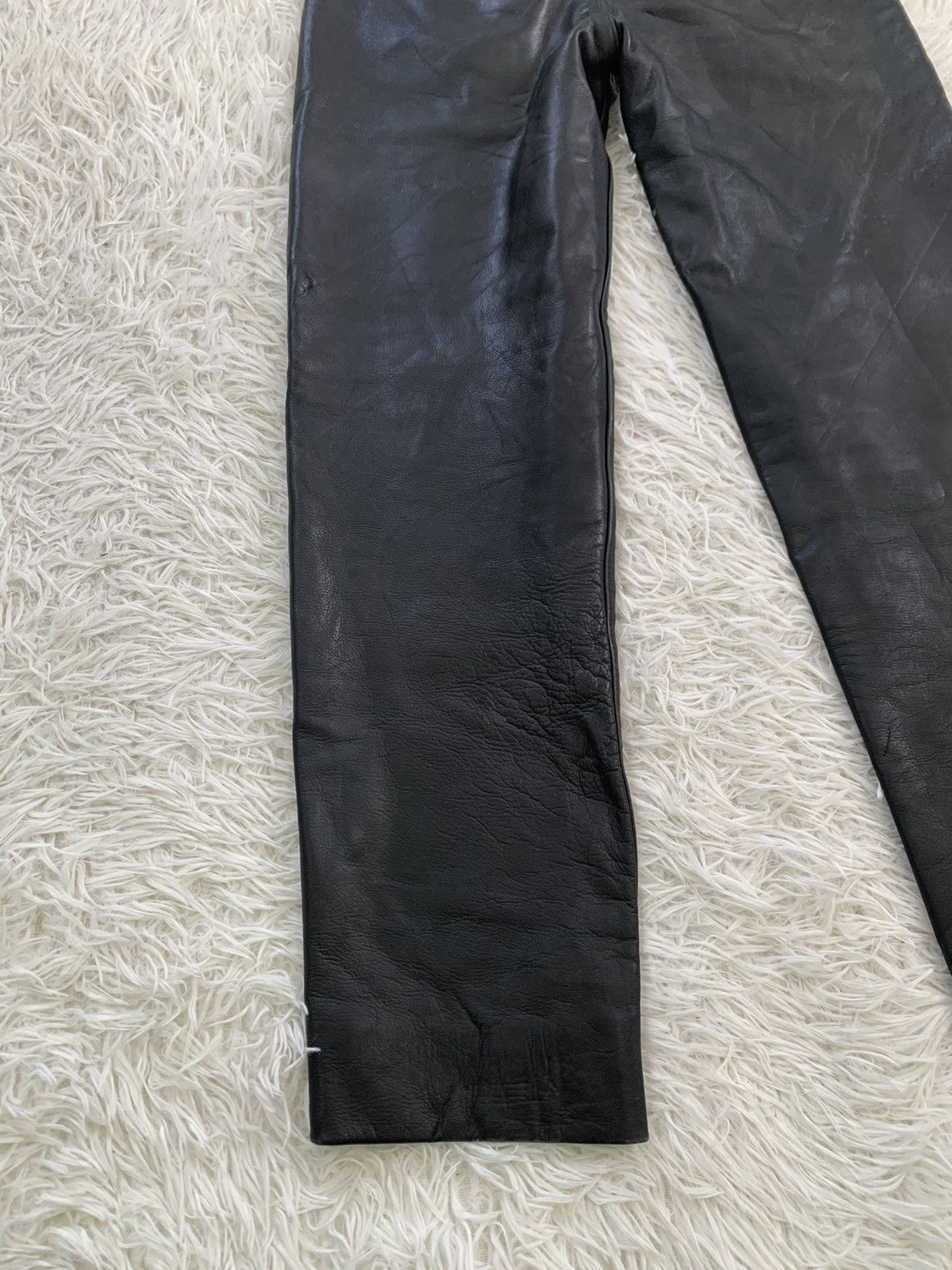 Leather Cuirs London Leather Pant Skull Button Size US 28 / EU 44 - 8 Thumbnail