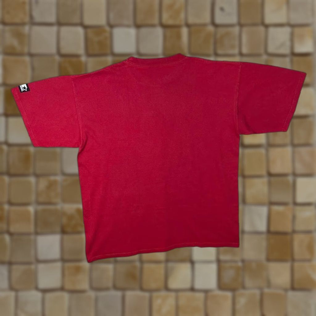 Starter VINTAGE Starter MLB Mark McGwire Sultan Of Swing Cardinals Baseball T-Shirt L XL Red Mens Short Sleeve Graphic Print T-Shirt 1998 Size US L / EU 52-54 / 3 - 1 Thumbnail