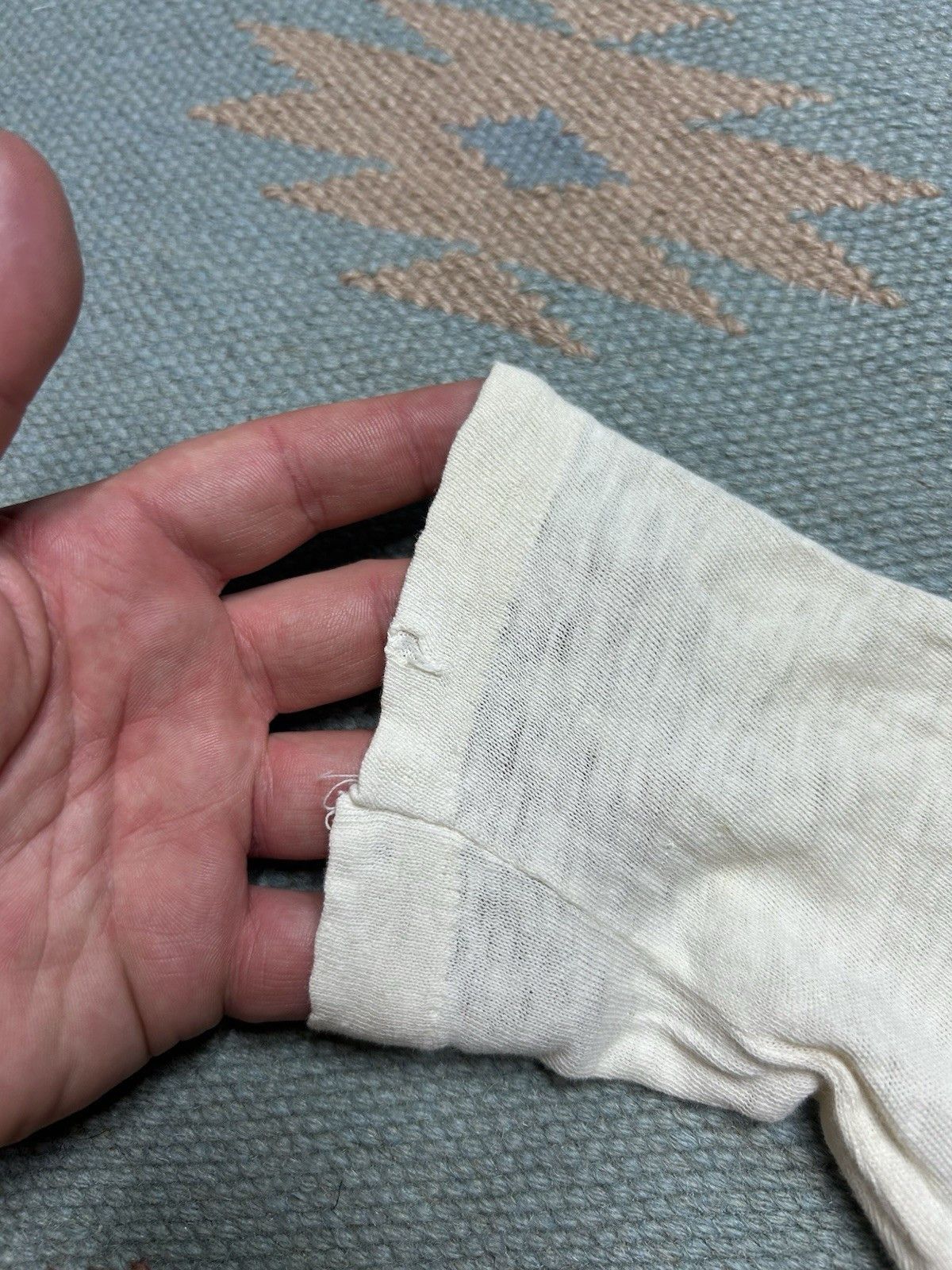 Vintage 1940s blank white t shirt cotton soft women’s XXS? baby tee Size XXS / US 00 / IT 34 - 7 Thumbnail
