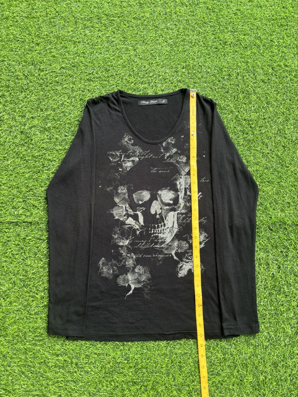 If Six Was Nine Y2k Bling Lead Skull Ifsixwasnine Punk style longsleeve Size US M / EU 48-50 / 2 - 10 Thumbnail