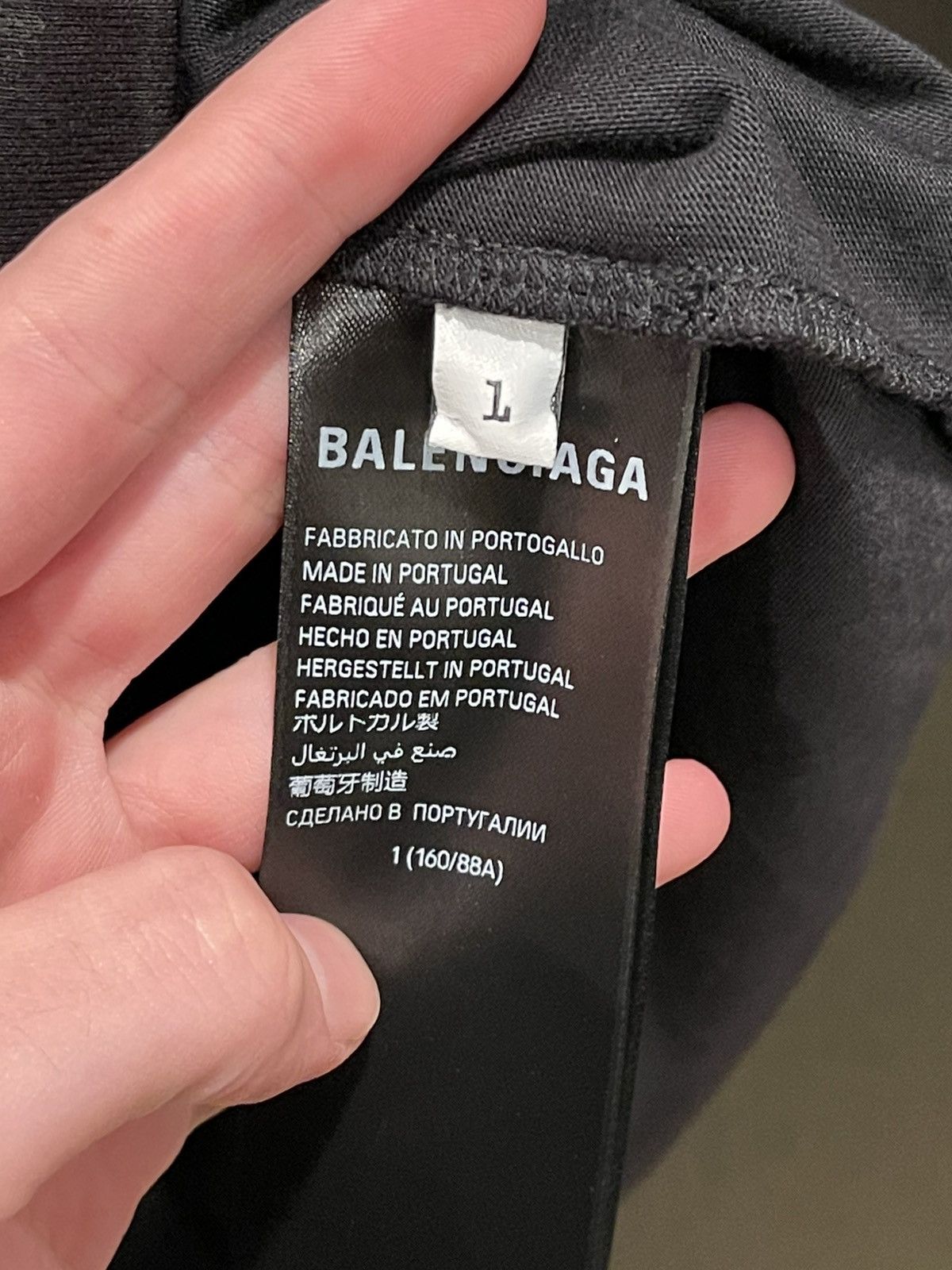 Balenciaga Balenciaga Metal Logo T Size US S / EU 44-46 / 1 - 5 Thumbnail
