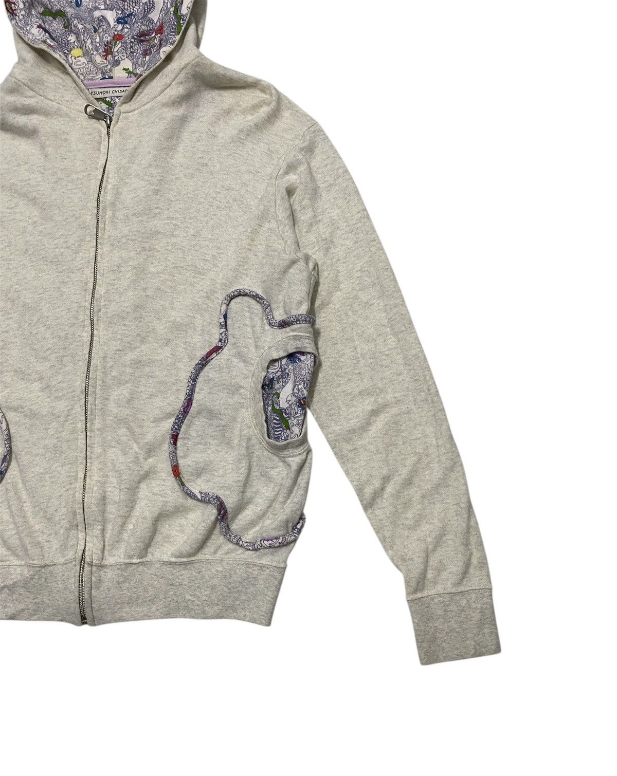 Issey Miyake Tsumori Chisato Zipper Hoodie Size M / US 6-8 / IT 42-44 - 3 Thumbnail