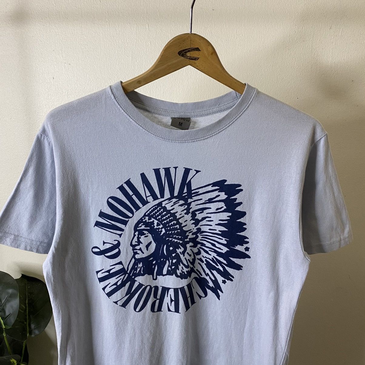 Native Vintage Y2K Cherokee & Mohawk Native Apache T Shirt Size US M / EU 48-50 / 2 - 2 Thumbnail