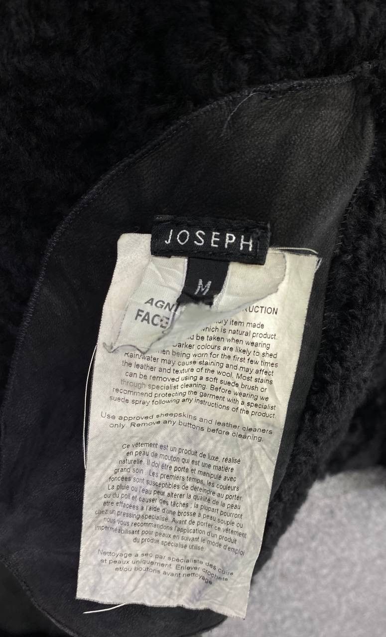 Leather Vintage Joseph Faux Fur Lamb Skin Leather Jacket Size M / US 6-8 / IT 42-44 - 7 Thumbnail