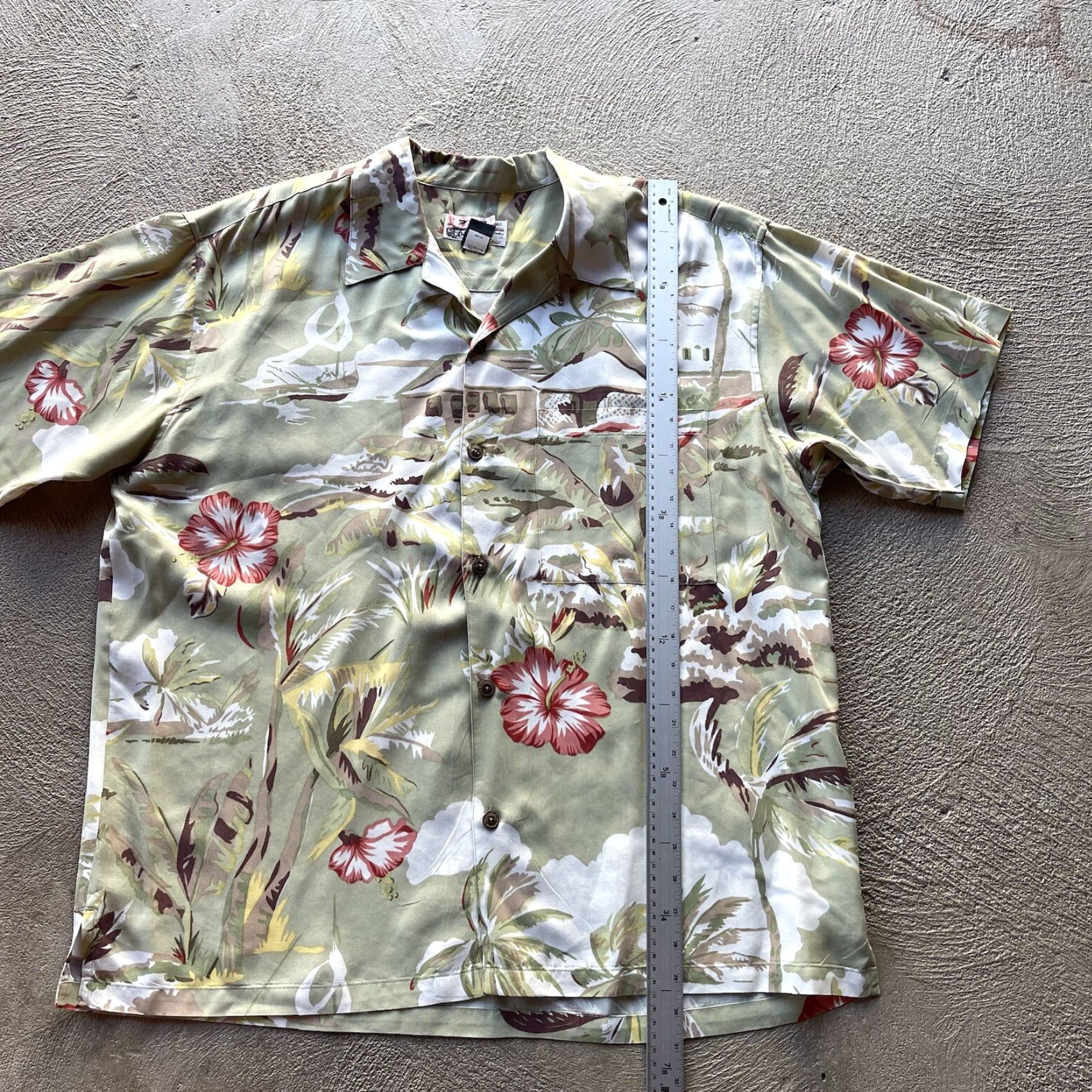 Patagonia Vintage Patagonia Shirt Mens Large White Button Up Pataloha Floral Loop Collar Size US L / EU 52-54 / 3 - 7 Thumbnail