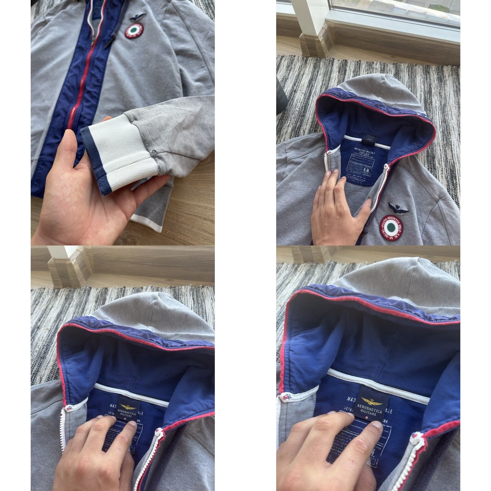 Aeronautica Militare VINTAGE Aeronautica Militare Hoodie Mens M Gray 90s Army Casual Full Zip Size US M / EU 48-50 / 2 - 8 Thumbnail