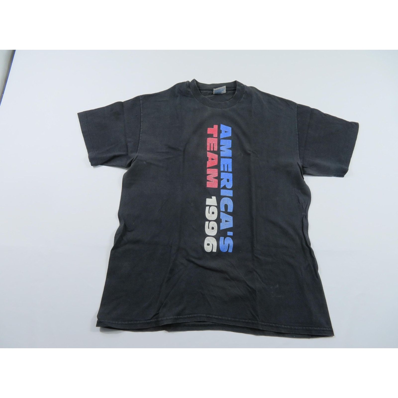 Hanes America's Team 1996 Olympics Black T-Shirt Double Sided Sz L Size US L / EU 52-54 / 3 - 3 Thumbnail