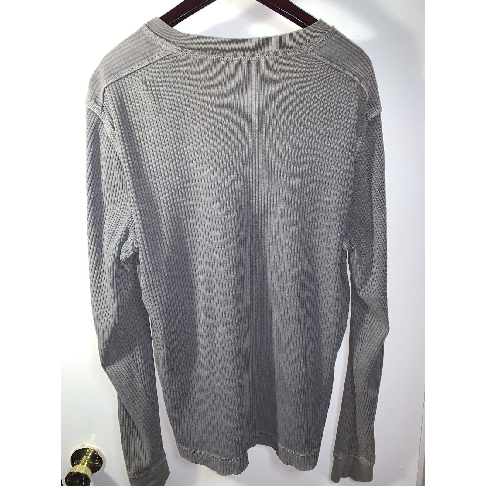 Calvin Klein Calvin Klein Jeans Dark Gray V-Neck Henley Men’s XL Size US XL / EU 56 / 4 - 11 Thumbnail