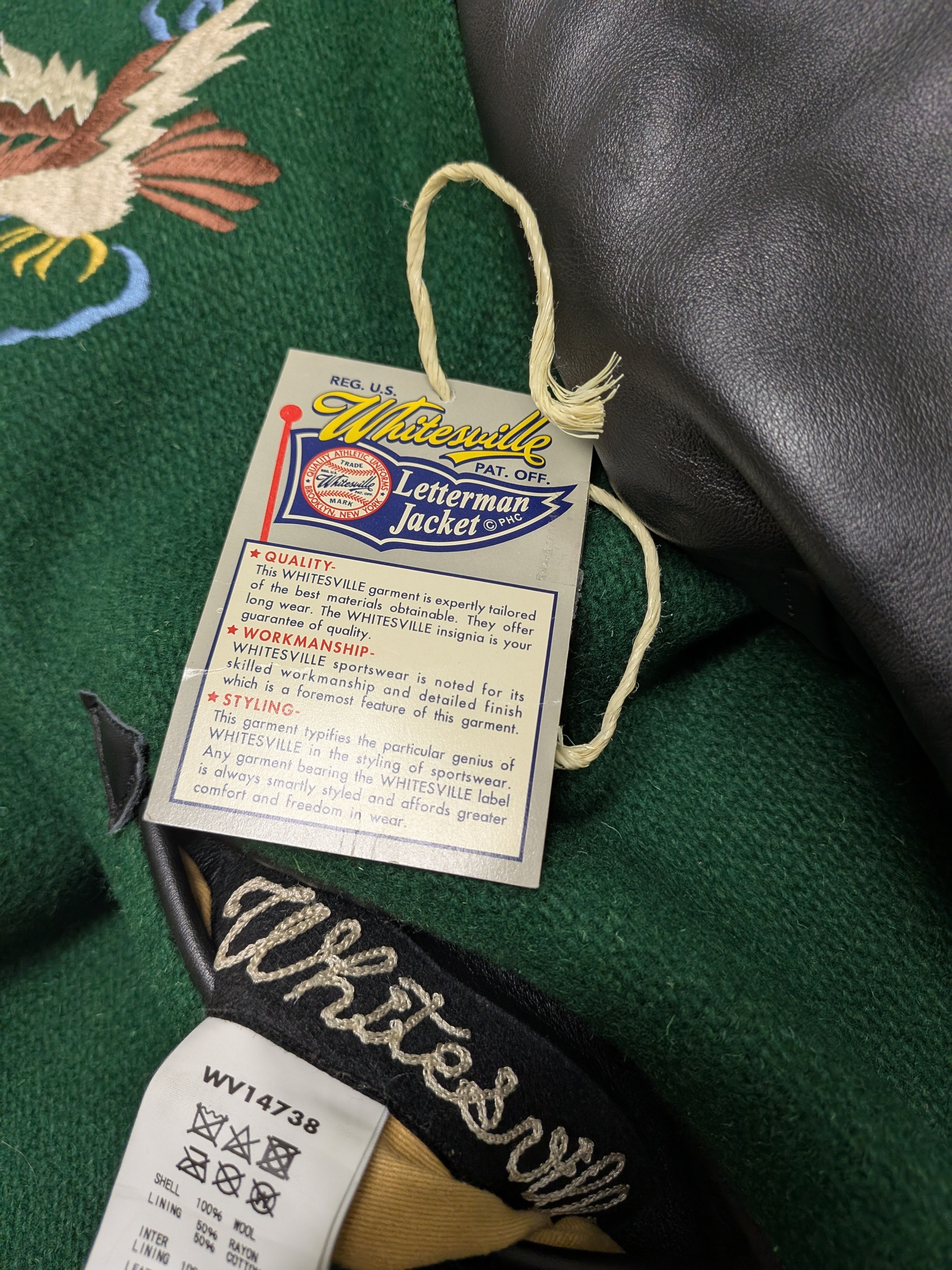 Sugar Cane × Whitesville Melton Wool Chevy Lover Varsity Jacket Size US L / EU 52-54 / 3 - 10 Thumbnail