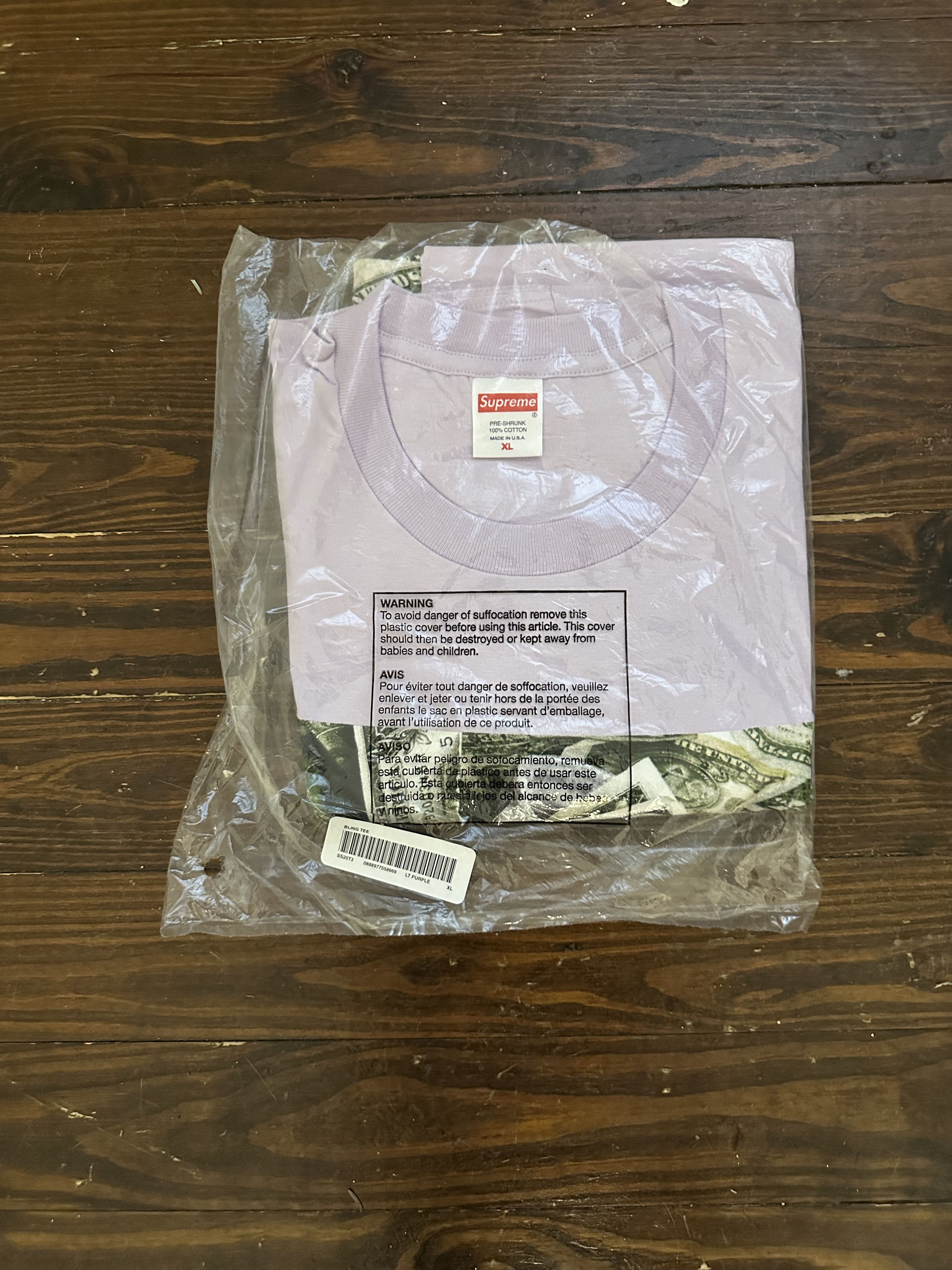 Supreme Supreme Bling Tee SS20 Size US XL / EU 56 / 4 - 2 Thumbnail