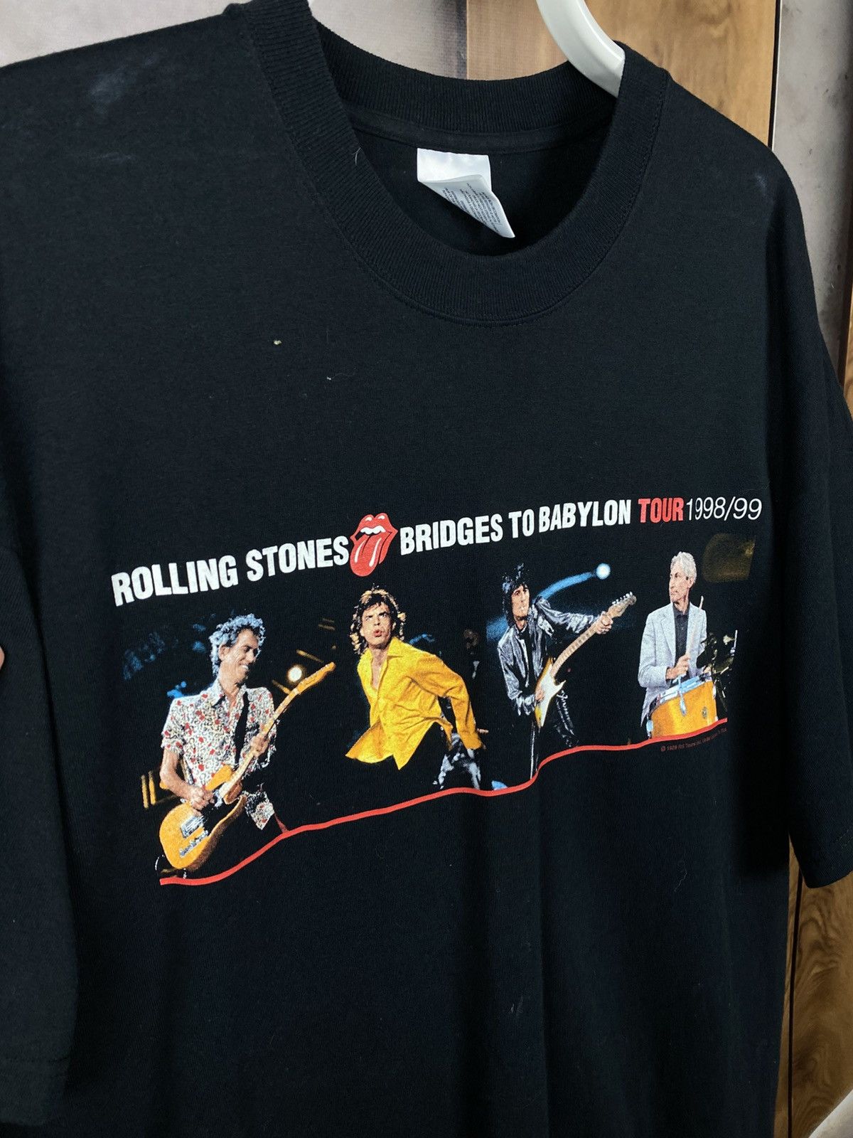The Rolling Stones 🎸Vintage 1998 T-Shirt The Rolling Stones Bridges To Babylon🎸 Size US XXL / EU 58 / 5 - 3 Thumbnail
