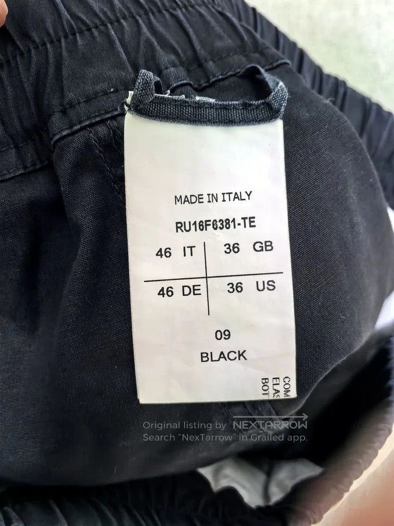 Rick Owens Rick Owens FW16 Black Cropped Pants. Size US 30 / EU 46 - 3 Thumbnail