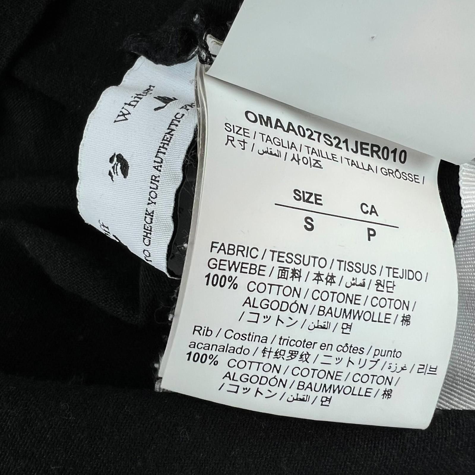 Off-White Sprayed Caravaggio Black T Shirt