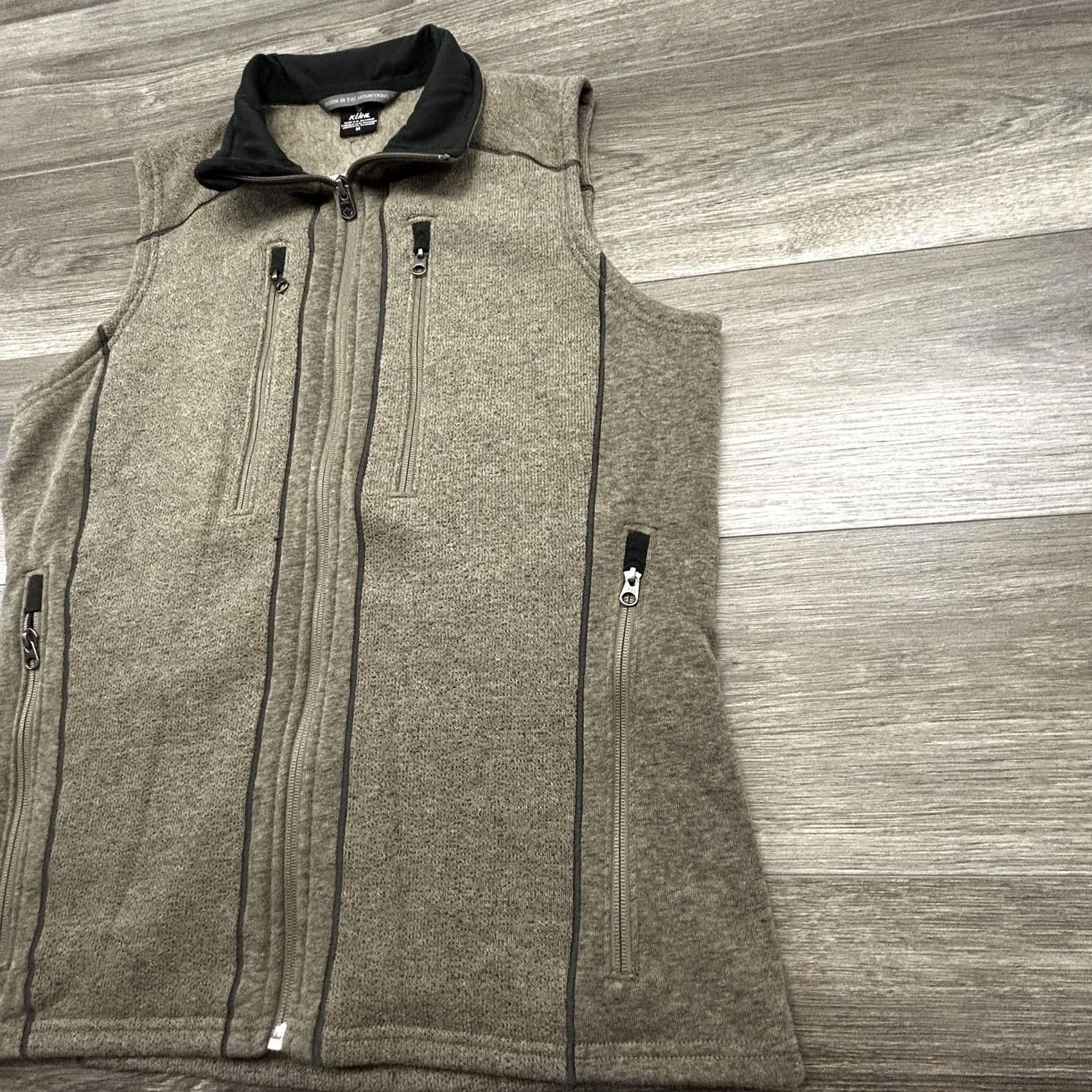 Vintage Kuhl Vest Mens M Brown Fleece Pockets Full Zip Stand-Up Collar Quilted Outdoor 3110 Size US M / EU 48-50 / 2 - 4 Thumbnail