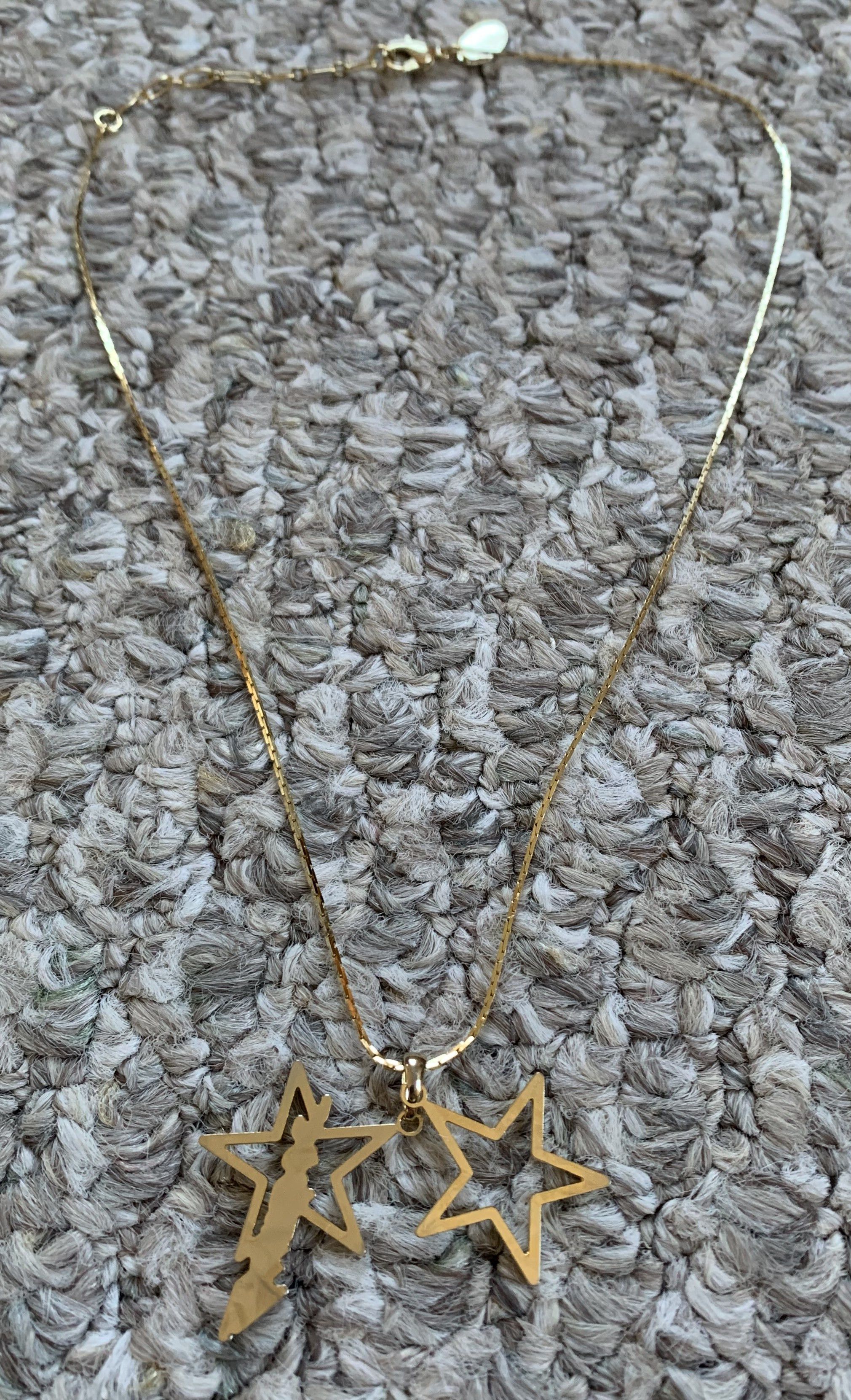Hysteric Glamour Hysteric Glamour Stars Logo Necklace | Grailed