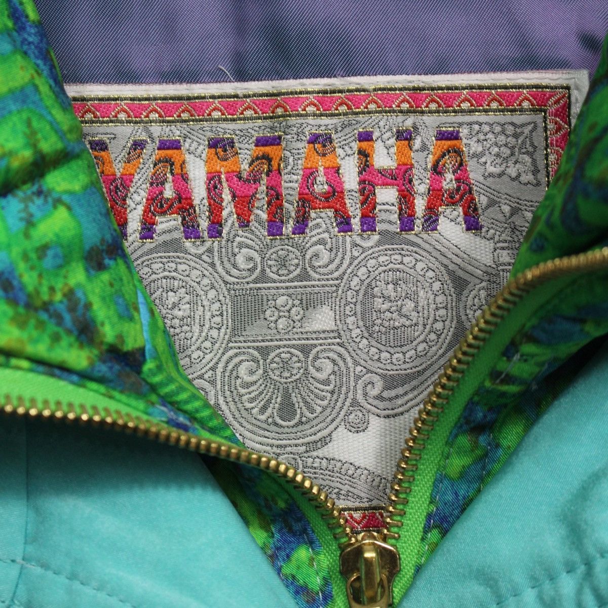 Yamaha 1990S YAMAHA FUR HOOD FLORAL JACKET Size US L / EU 52-54 / 3 - 8 Thumbnail