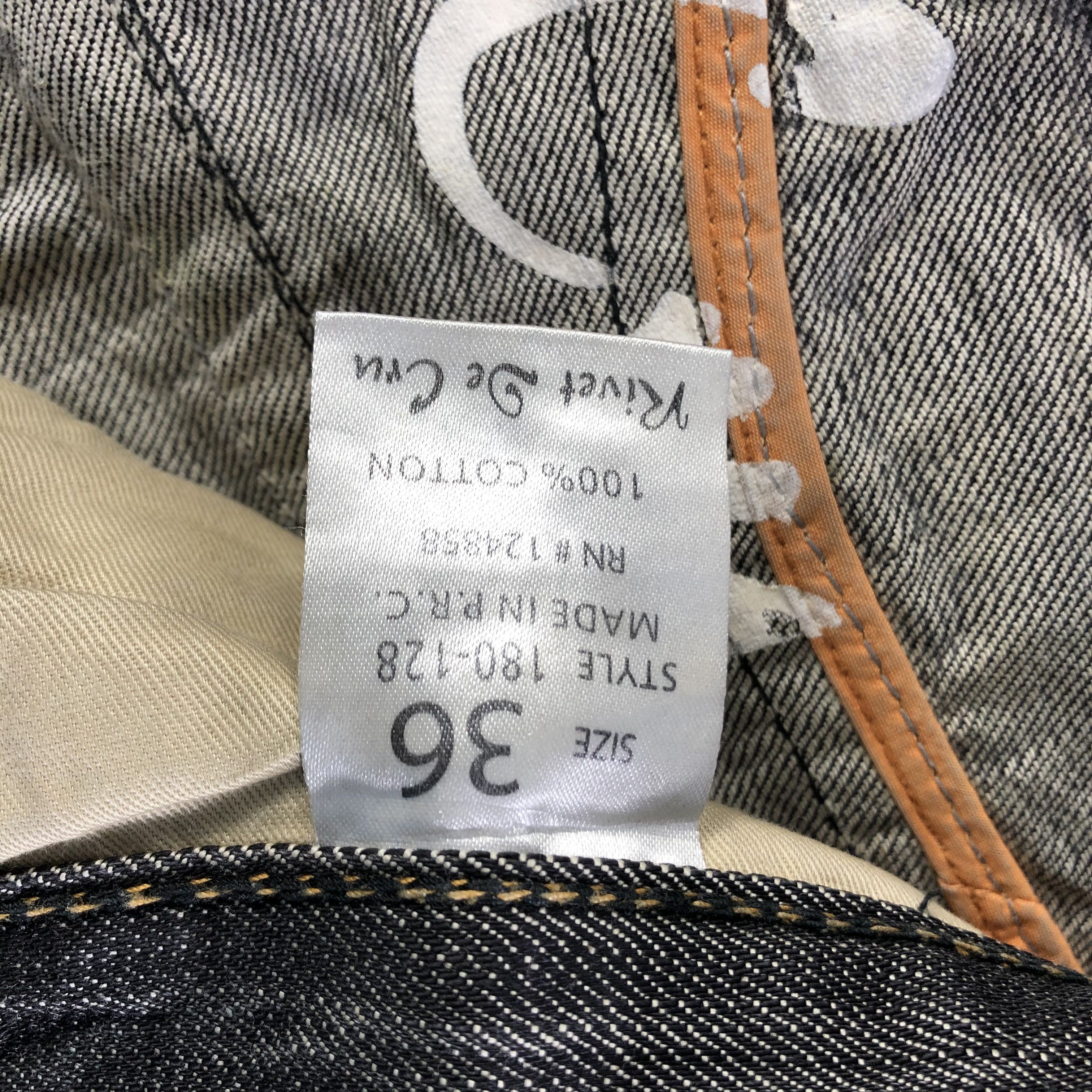 Vintage Vintage Rivet De Cru Jeans-J3782 Size US 39 - 13 Thumbnail