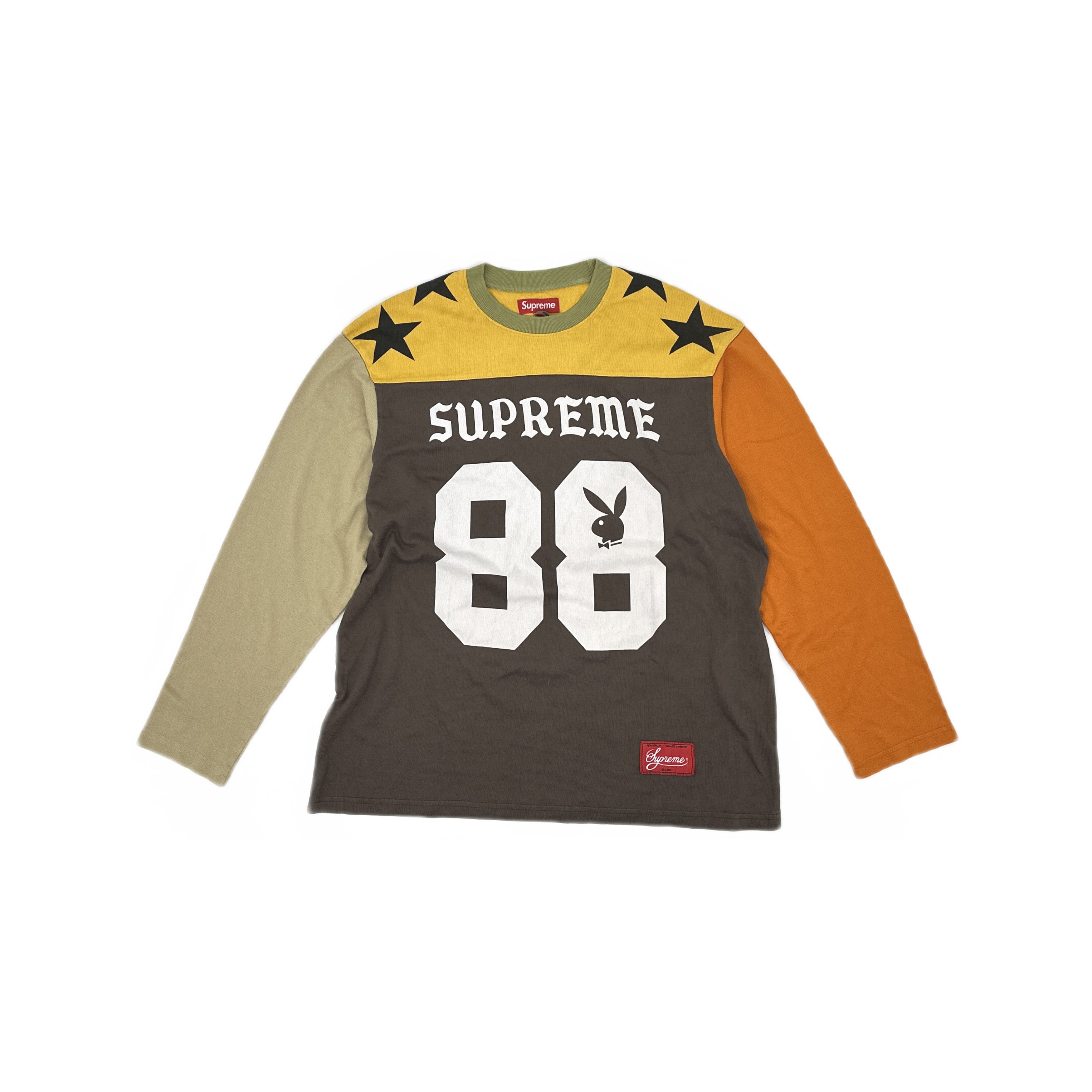 Supreme Supreme Bumblebee Longsleeve Football Top Brown Size