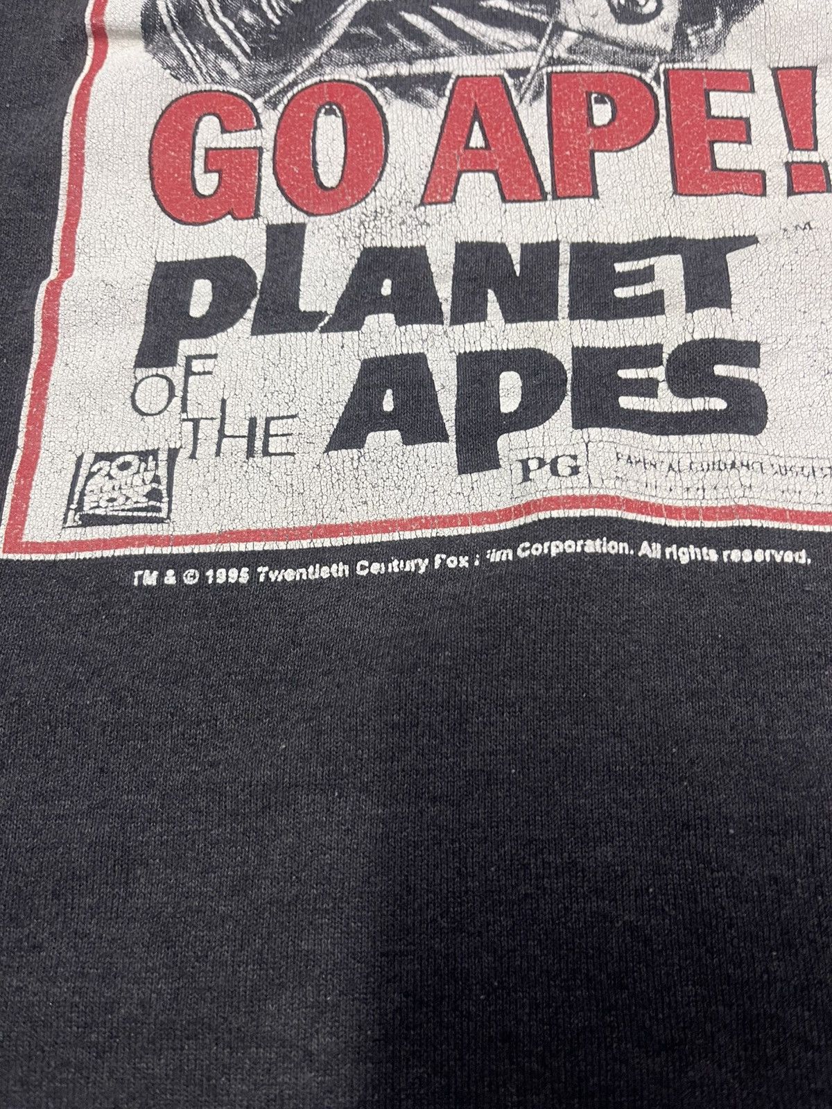 Vintage 🔥HOT🔥VTG 90S PLANET OF THE APES GO APE MOVIE MOSQUITOHEAD Size US M / EU 48-50 / 2 - 4 Thumbnail