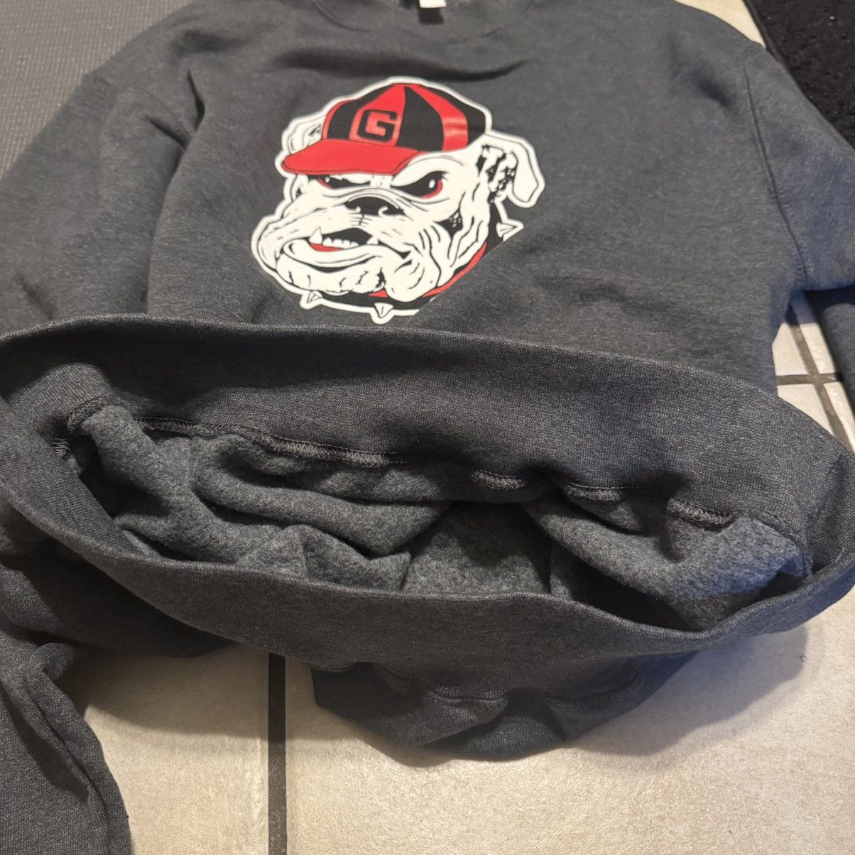 Champion Georgia Bulldogs Grey Crewneck Champion Sweater Vintage Size US M / EU 48-50 / 2 - 7 Thumbnail